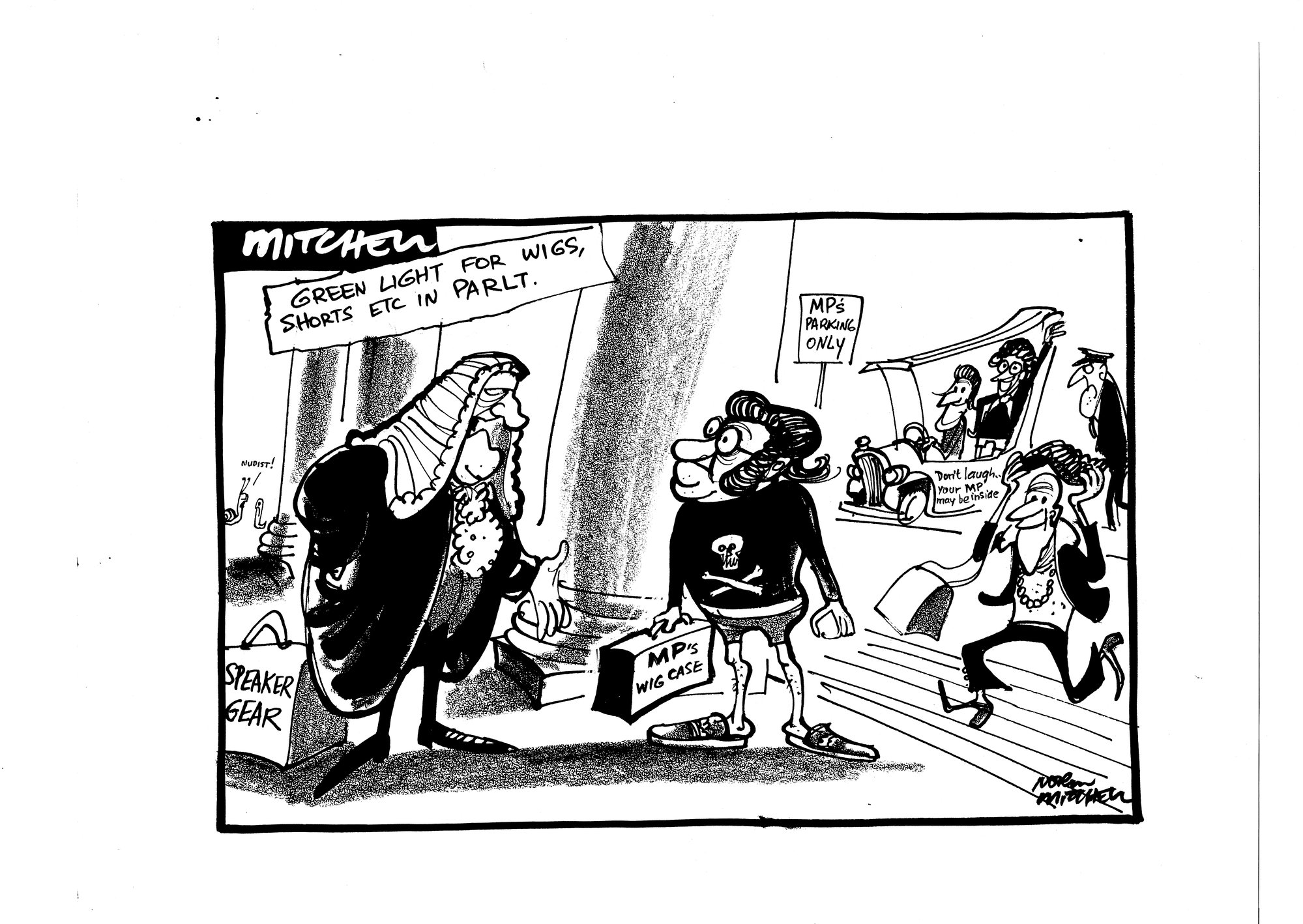 Cartoon - MPs dress code