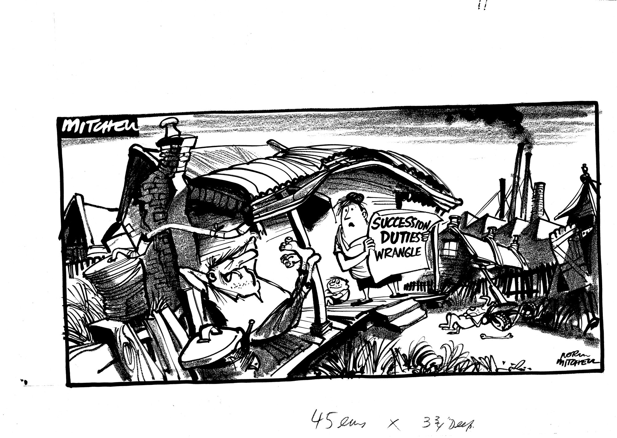 Cartoon - Succession duties