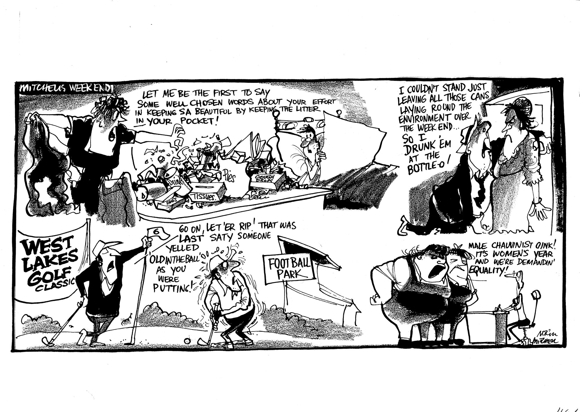 Cartoon - West Lakes Golf