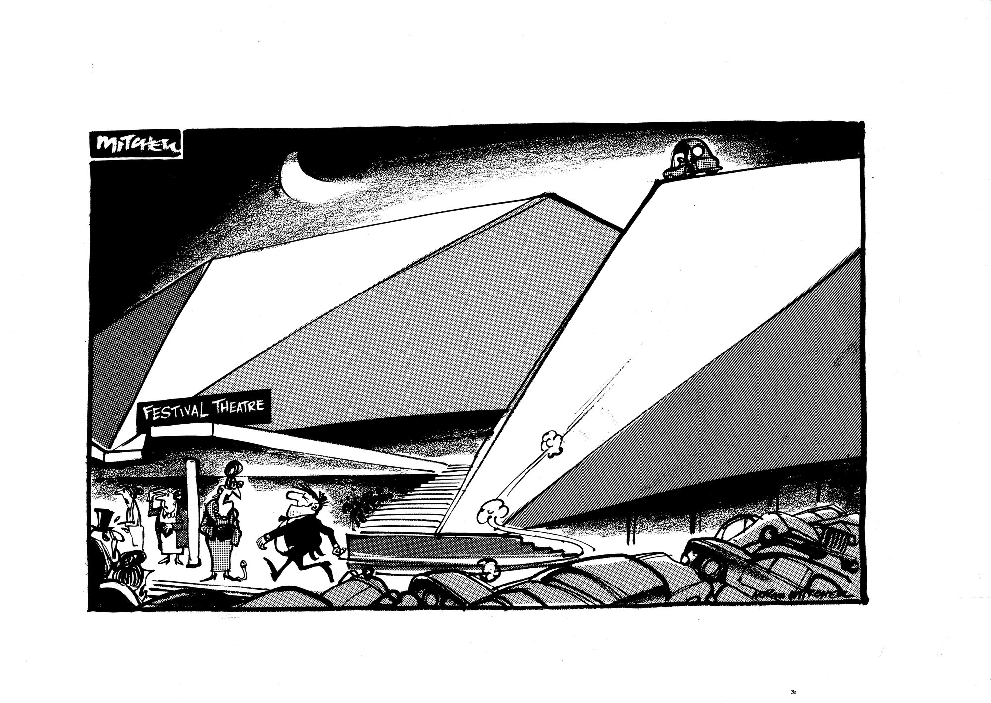 Cartoon - Adelaide Festival Theatre