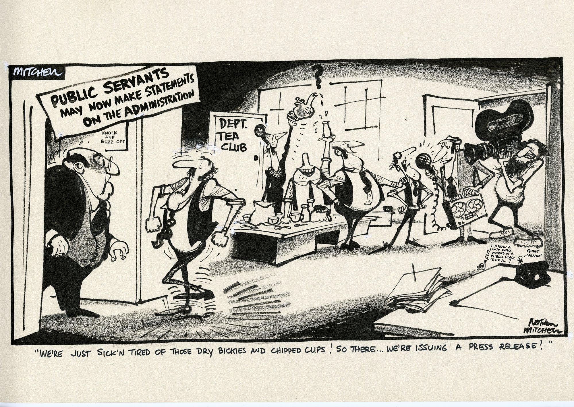 Cartoon - Public servants