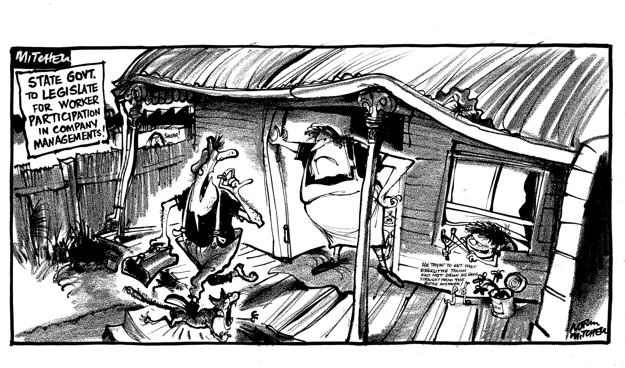 Cartoon - Worker Participation