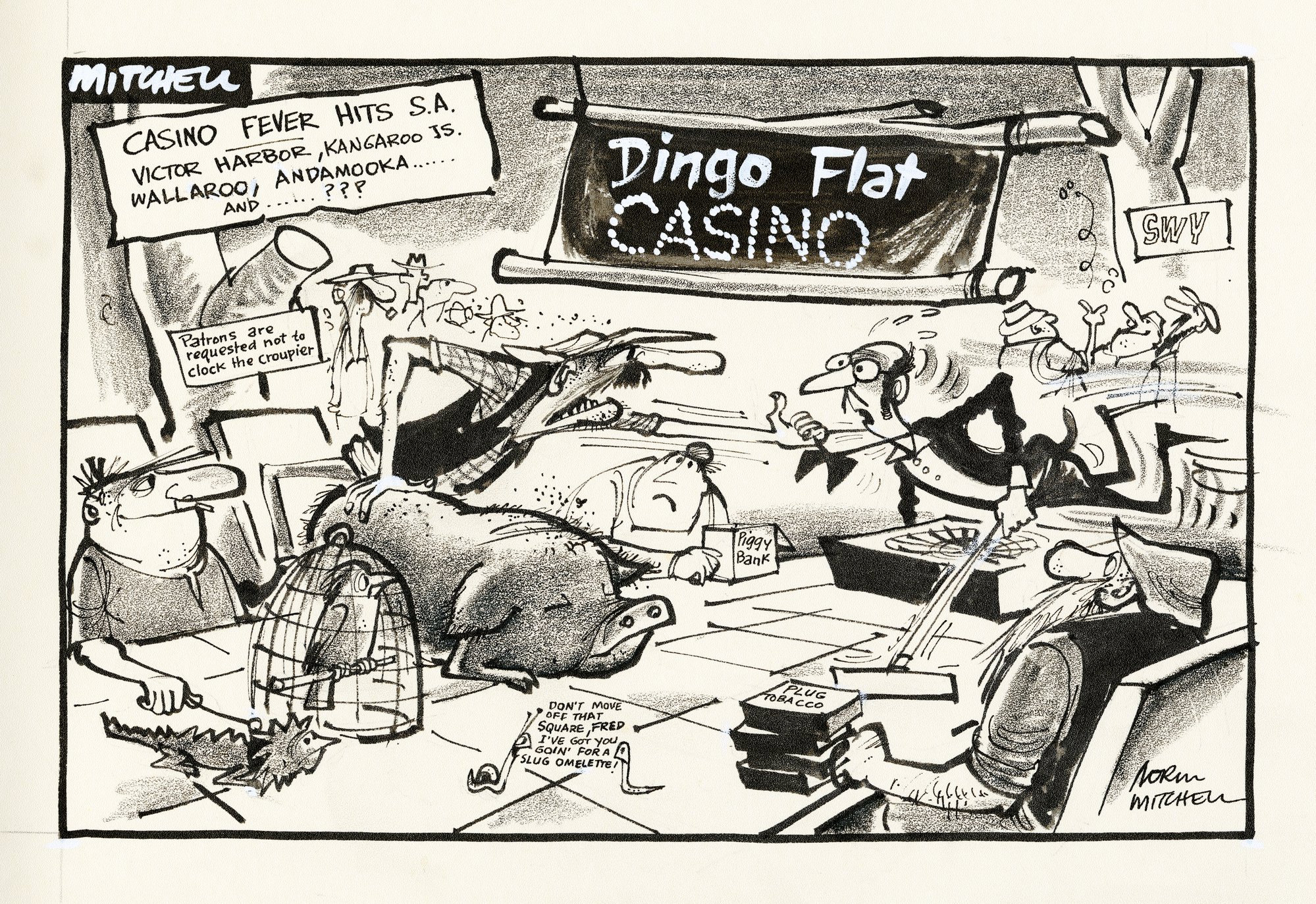 Cartoon - Casino fever