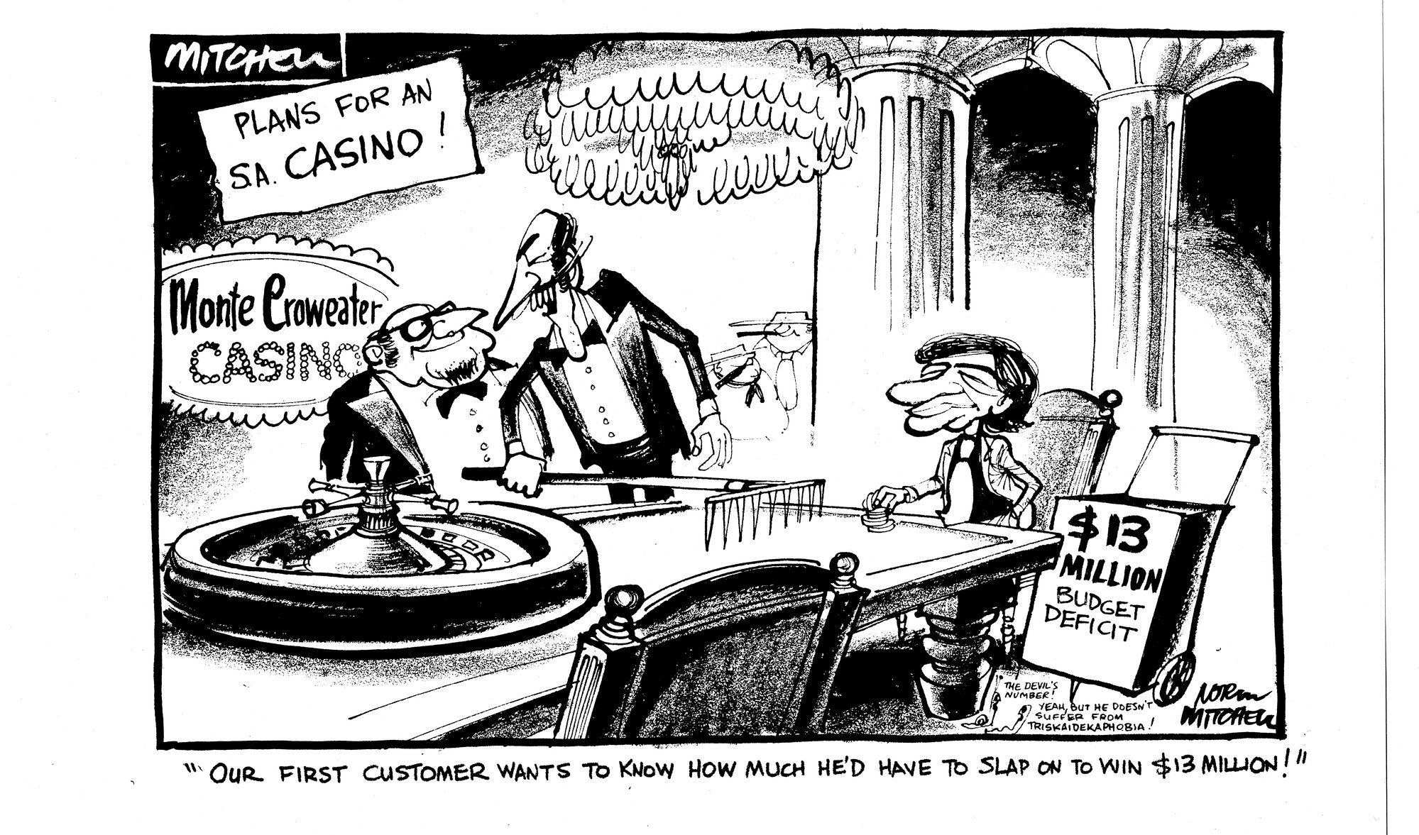 Cartoon - SA casino