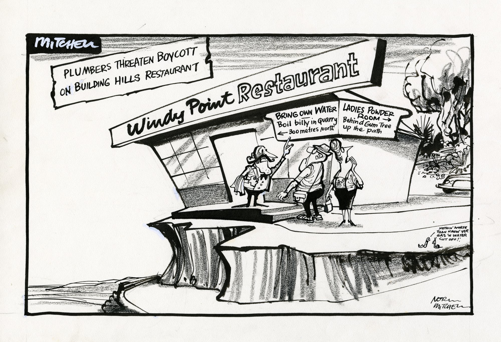 Cartoon - Windy Point Restaurant