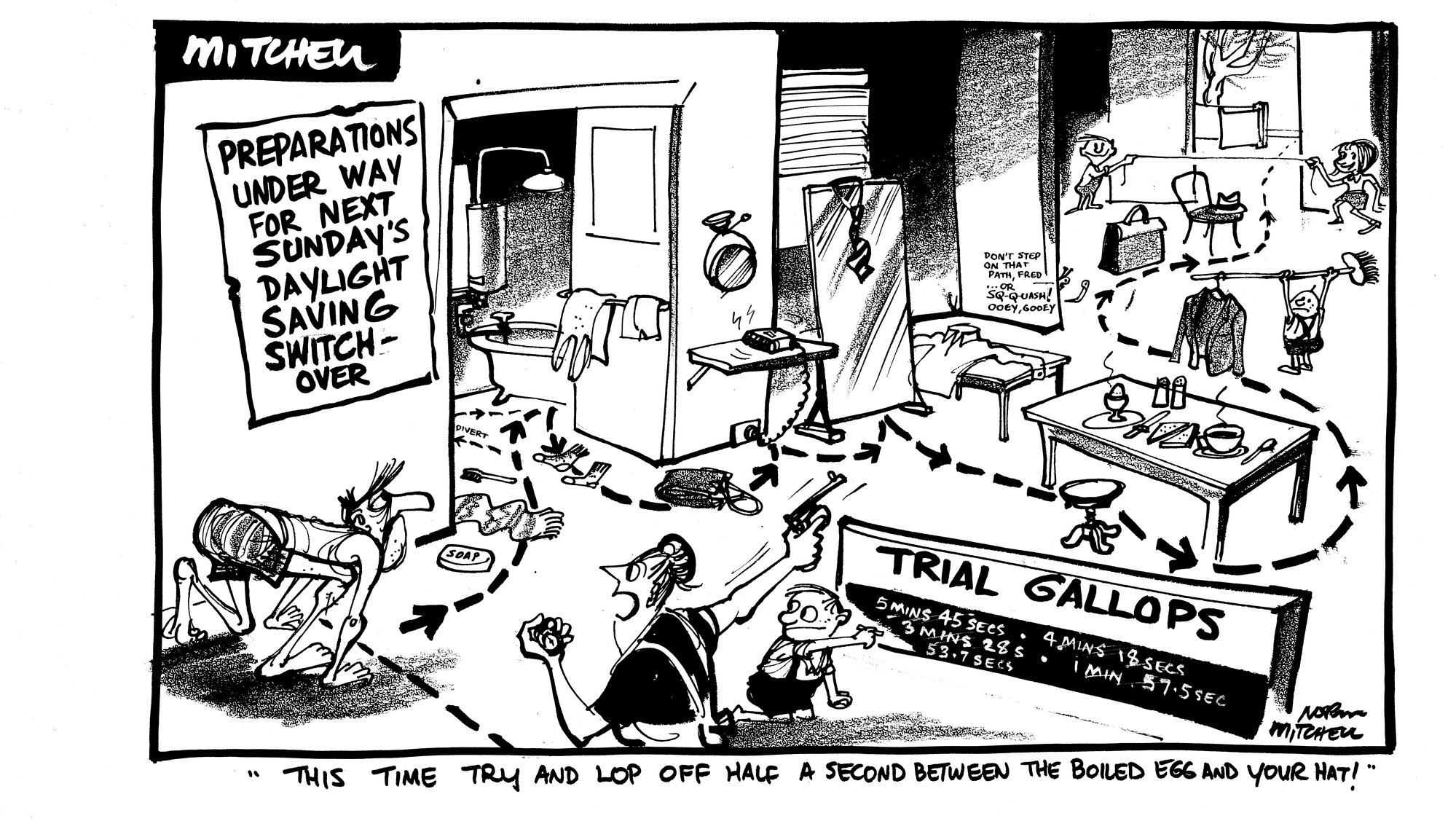 Cartoon - Daylight savings