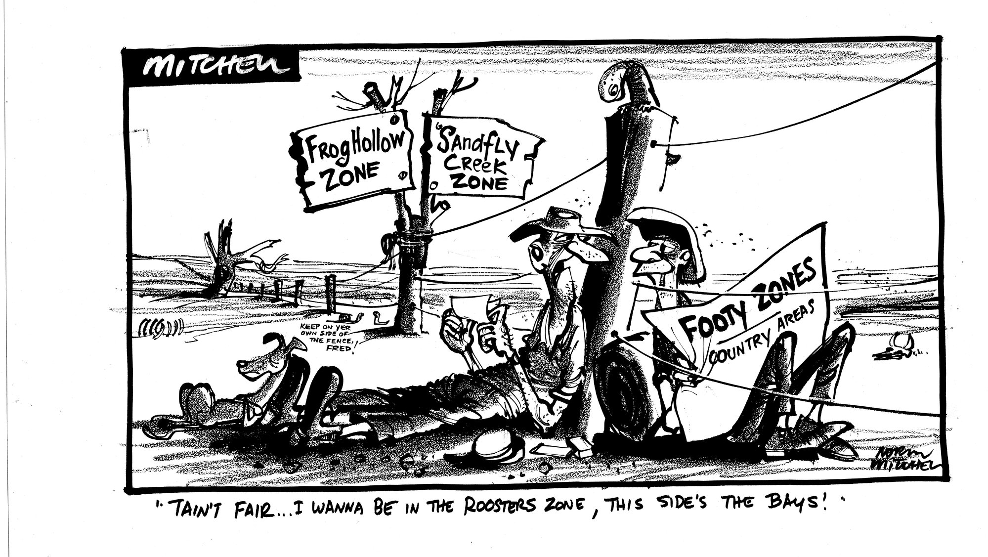 Cartoons - Footy Zones