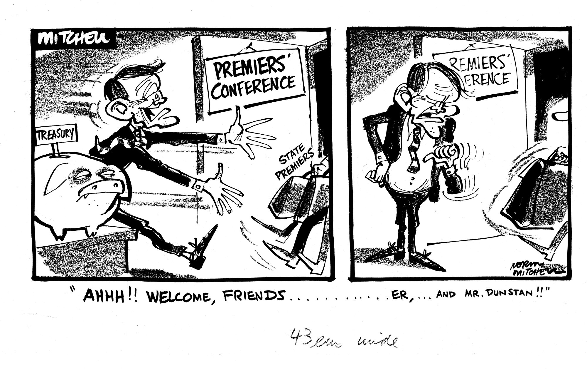 Cartoon - Premiers' Conference