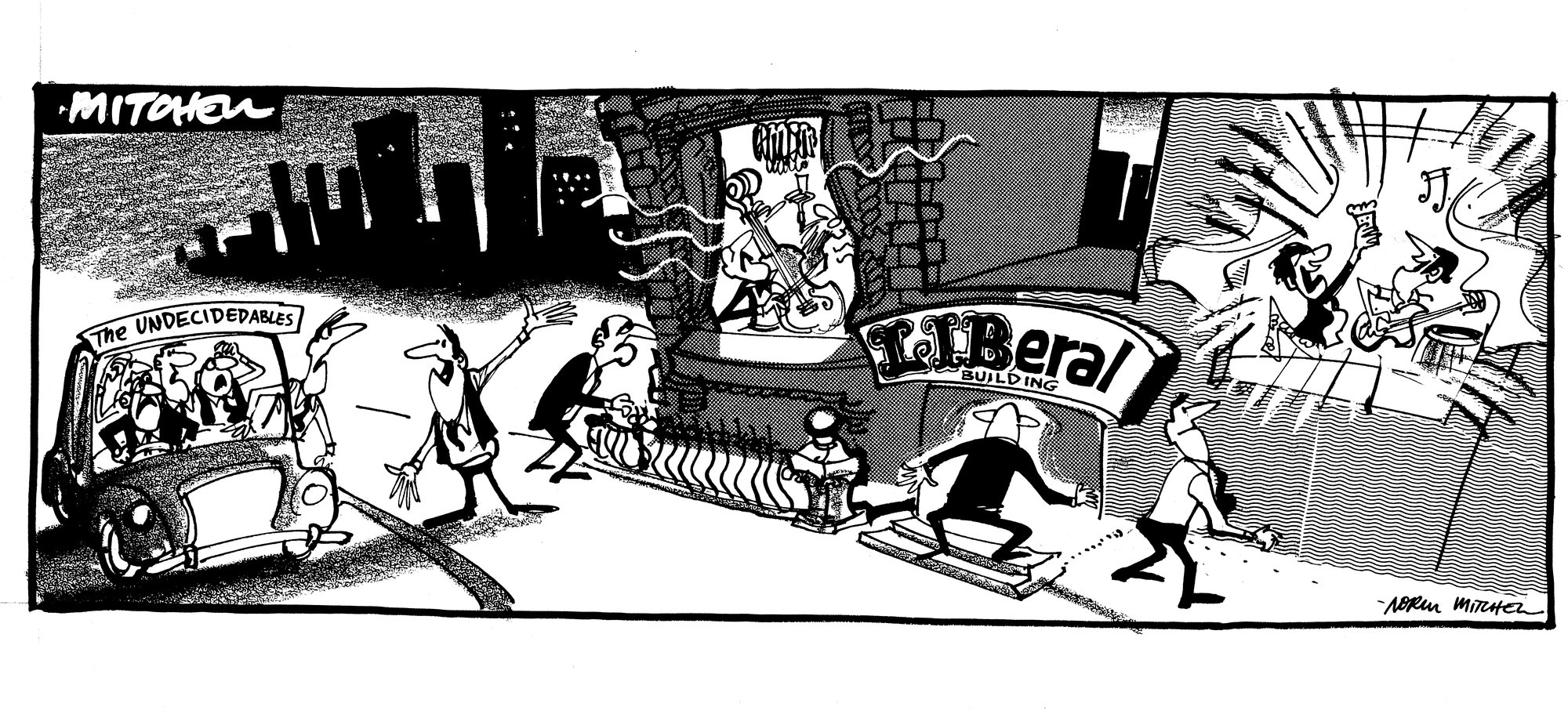 Cartoon - "The Undecidedables"