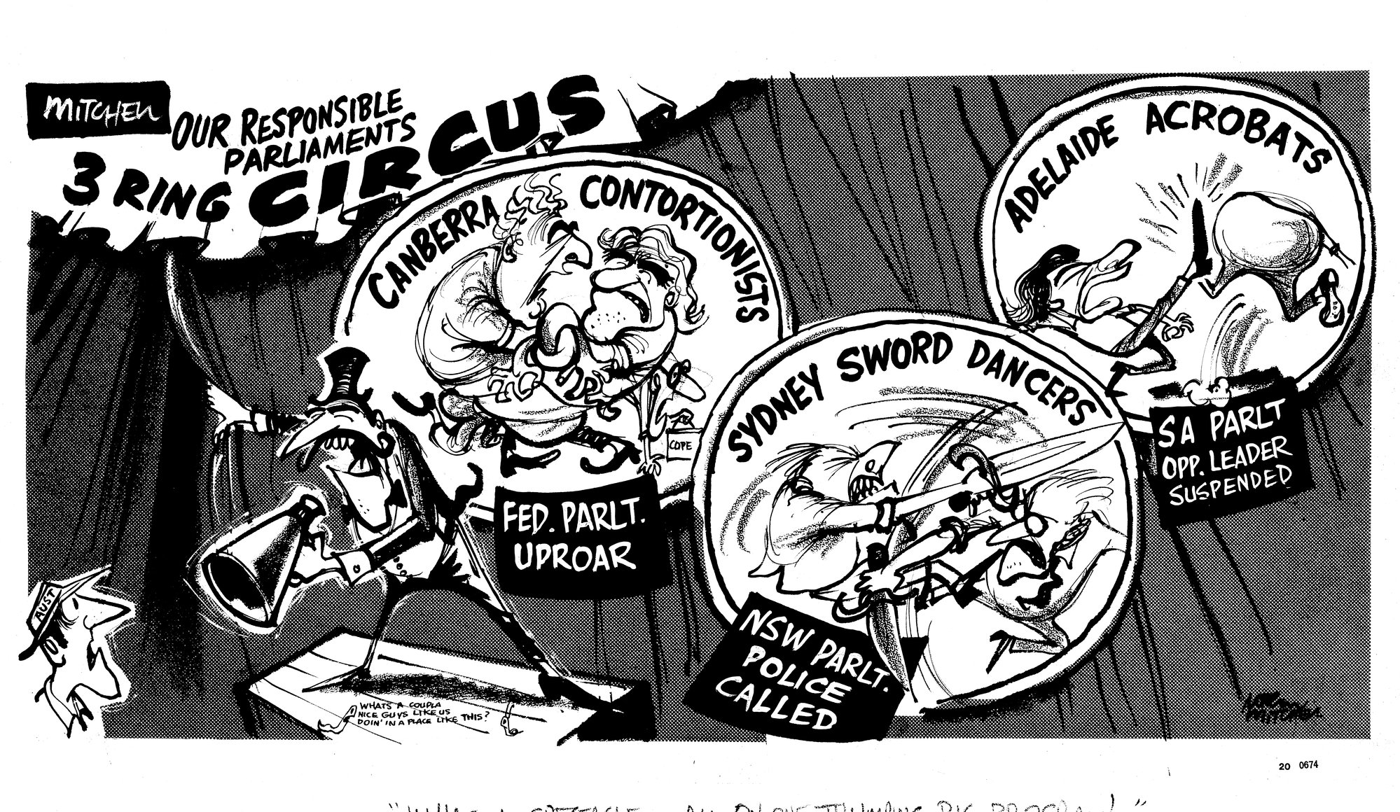 Cartoons - "3 Ring Circus"
