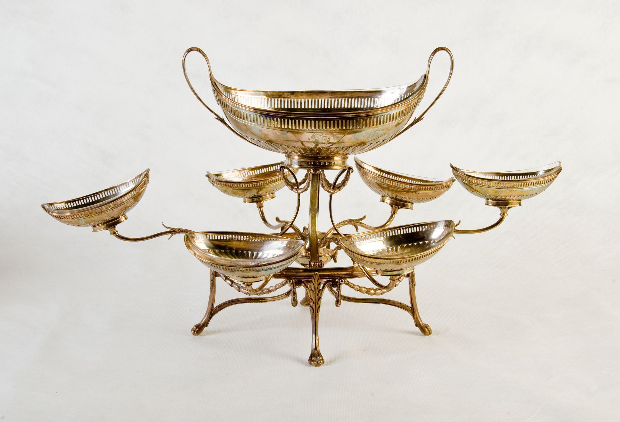 Sterling Silver Epergne dated 1788 from Adsteam
