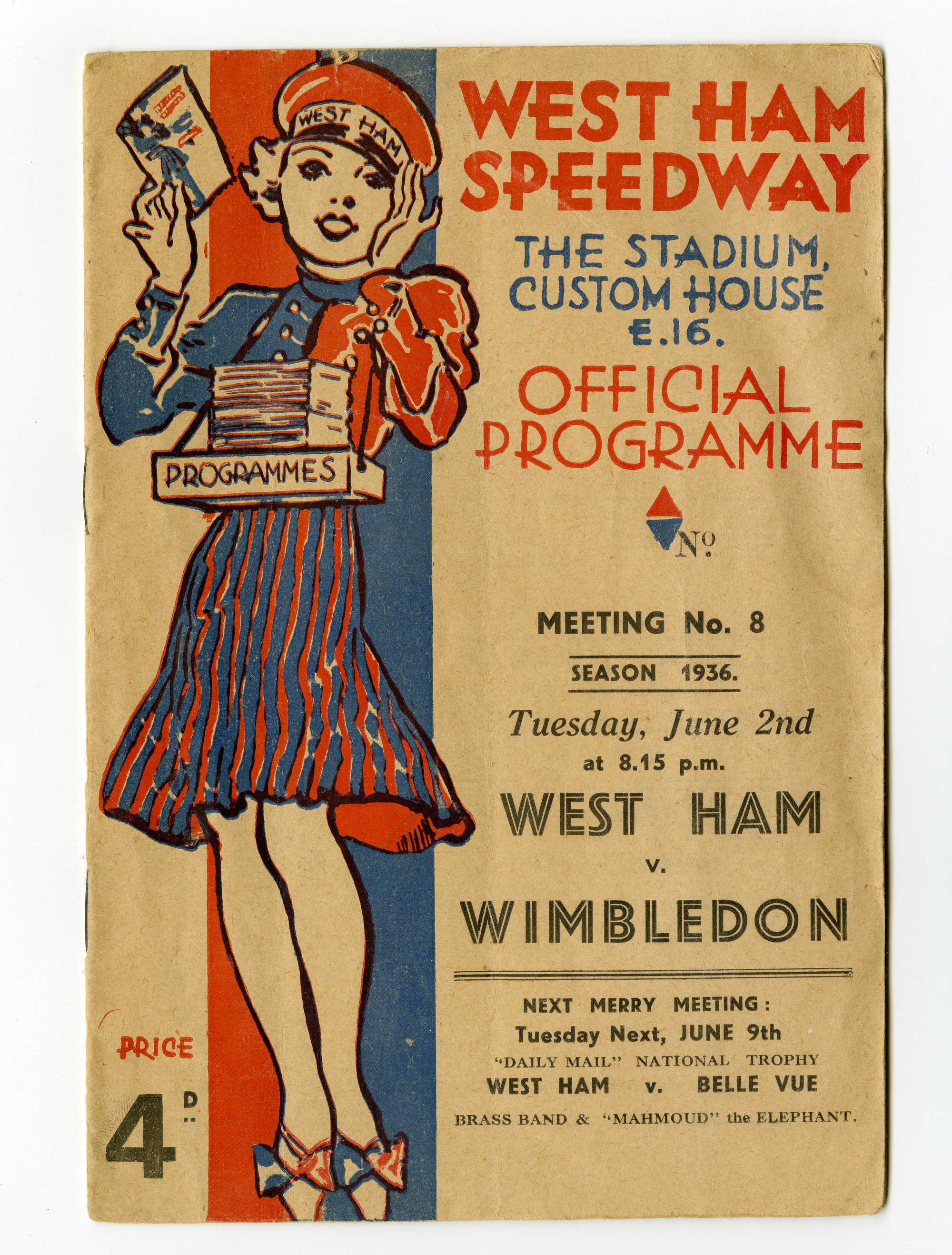 Westham Speedway Official Programme