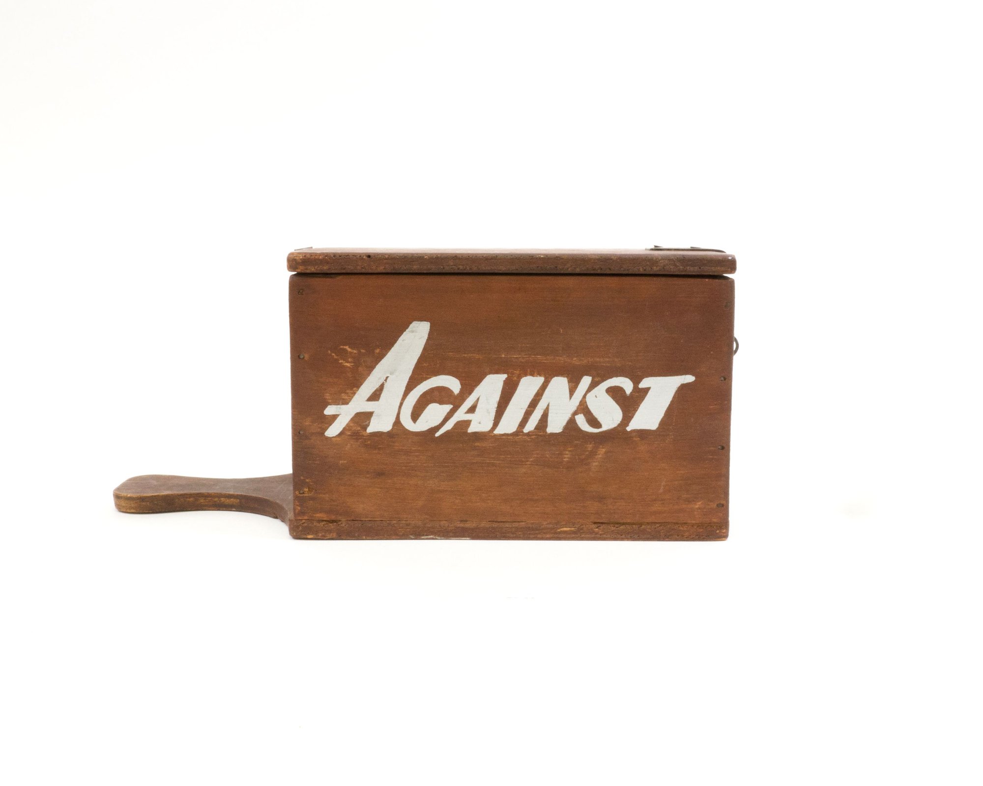 "Against" voting box