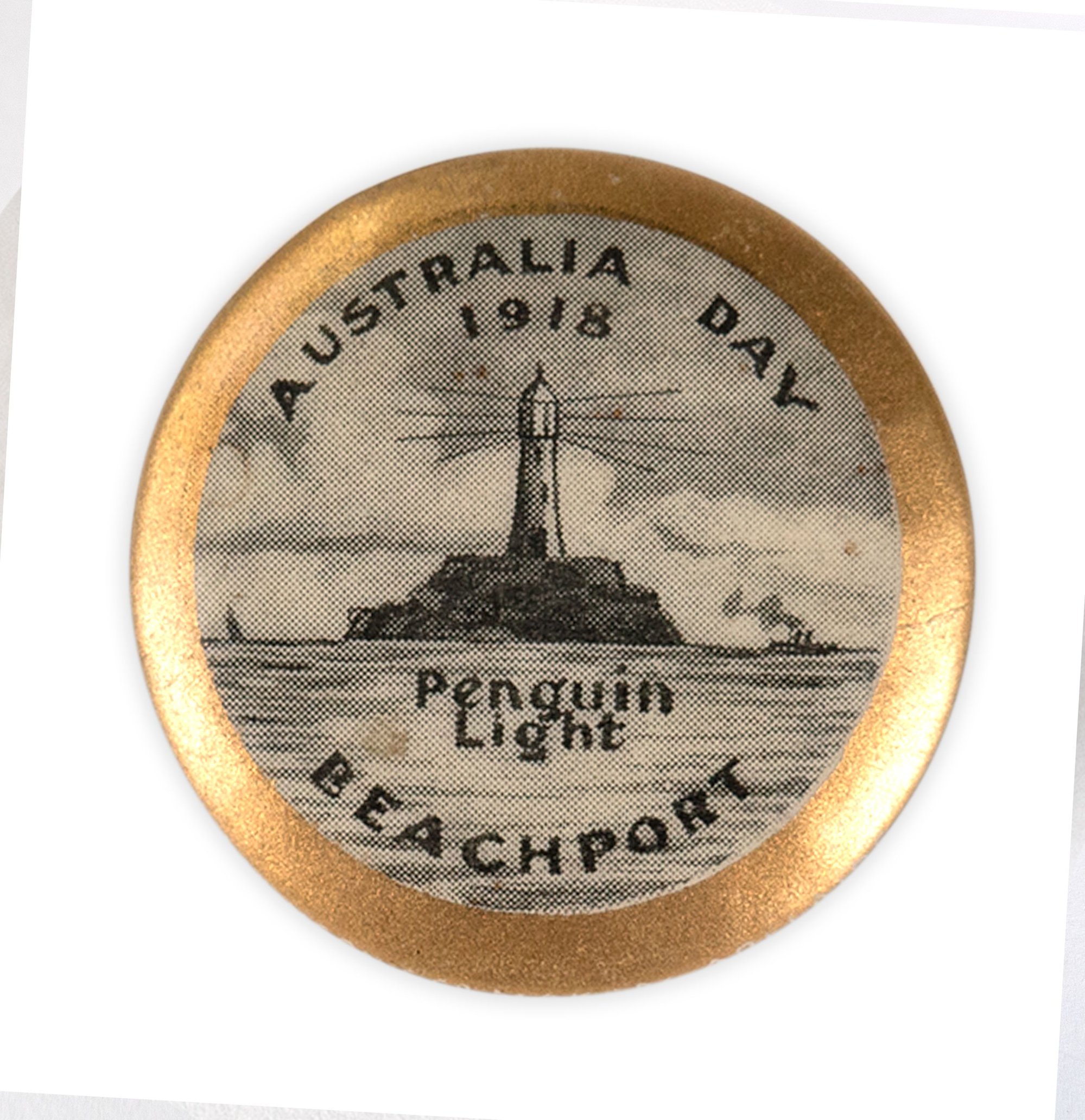 Australia Day Badge - Beachport 1918