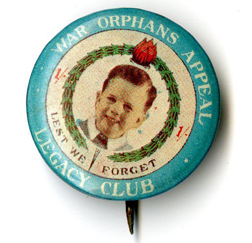 Legacy Club War Orphans Appeal Badge
