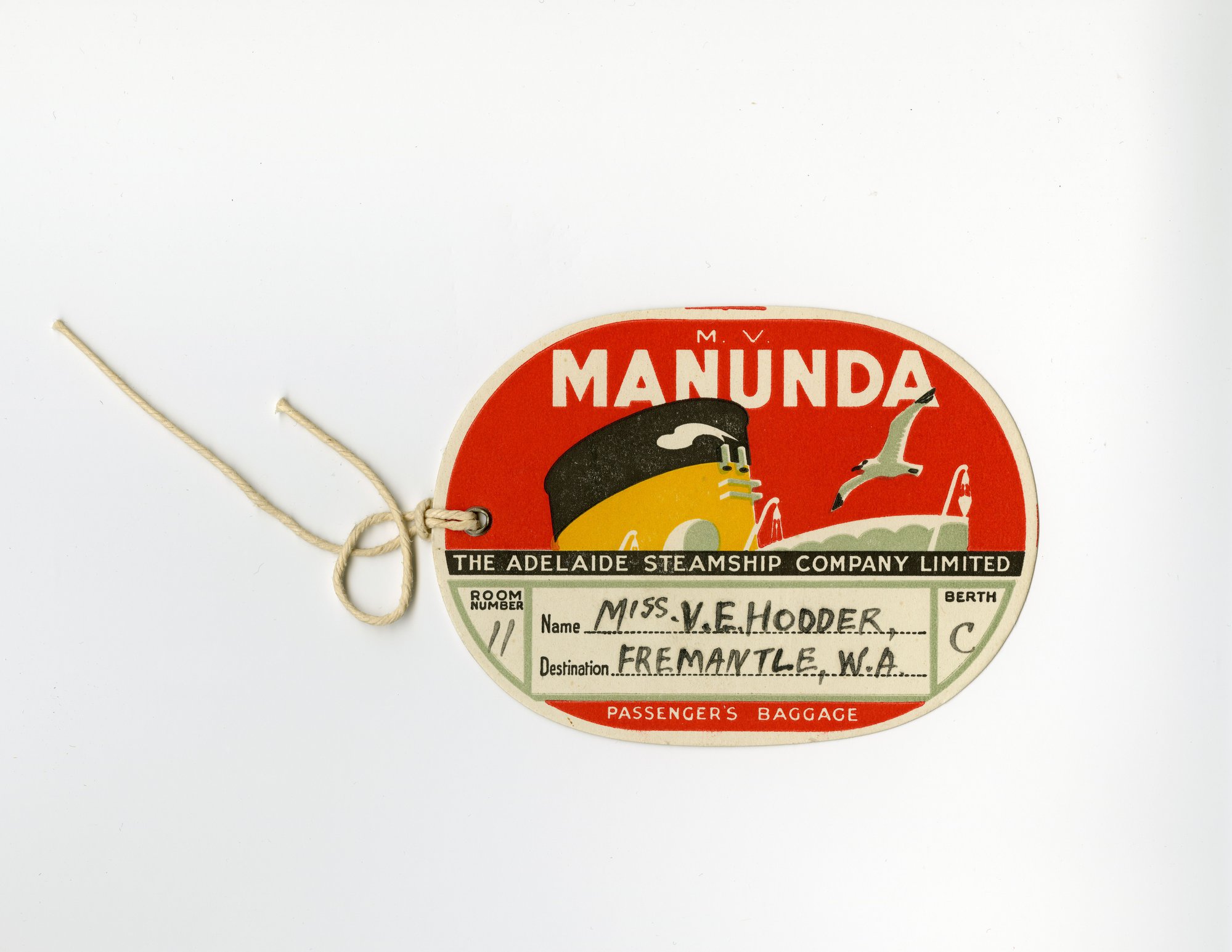 MANUNDA Luggage Tag