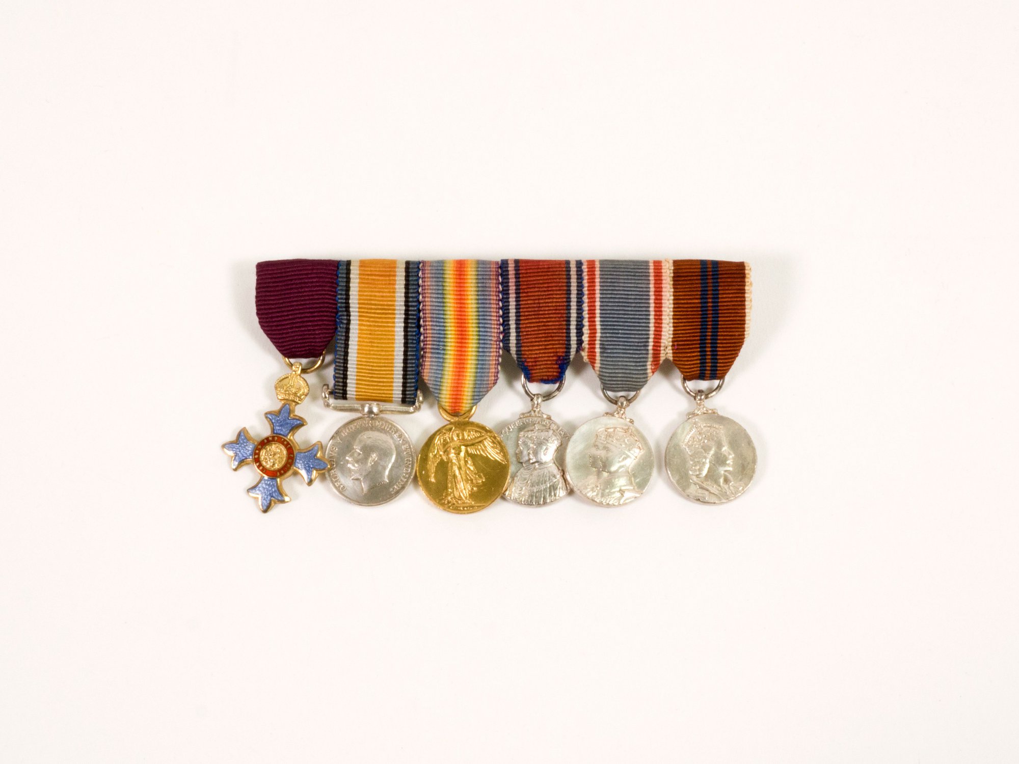 Miniature Medals on Ribbon