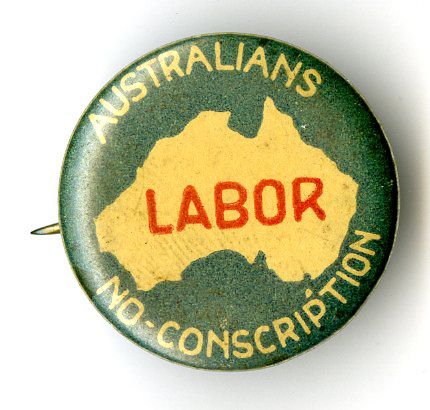 No Conscription Badge