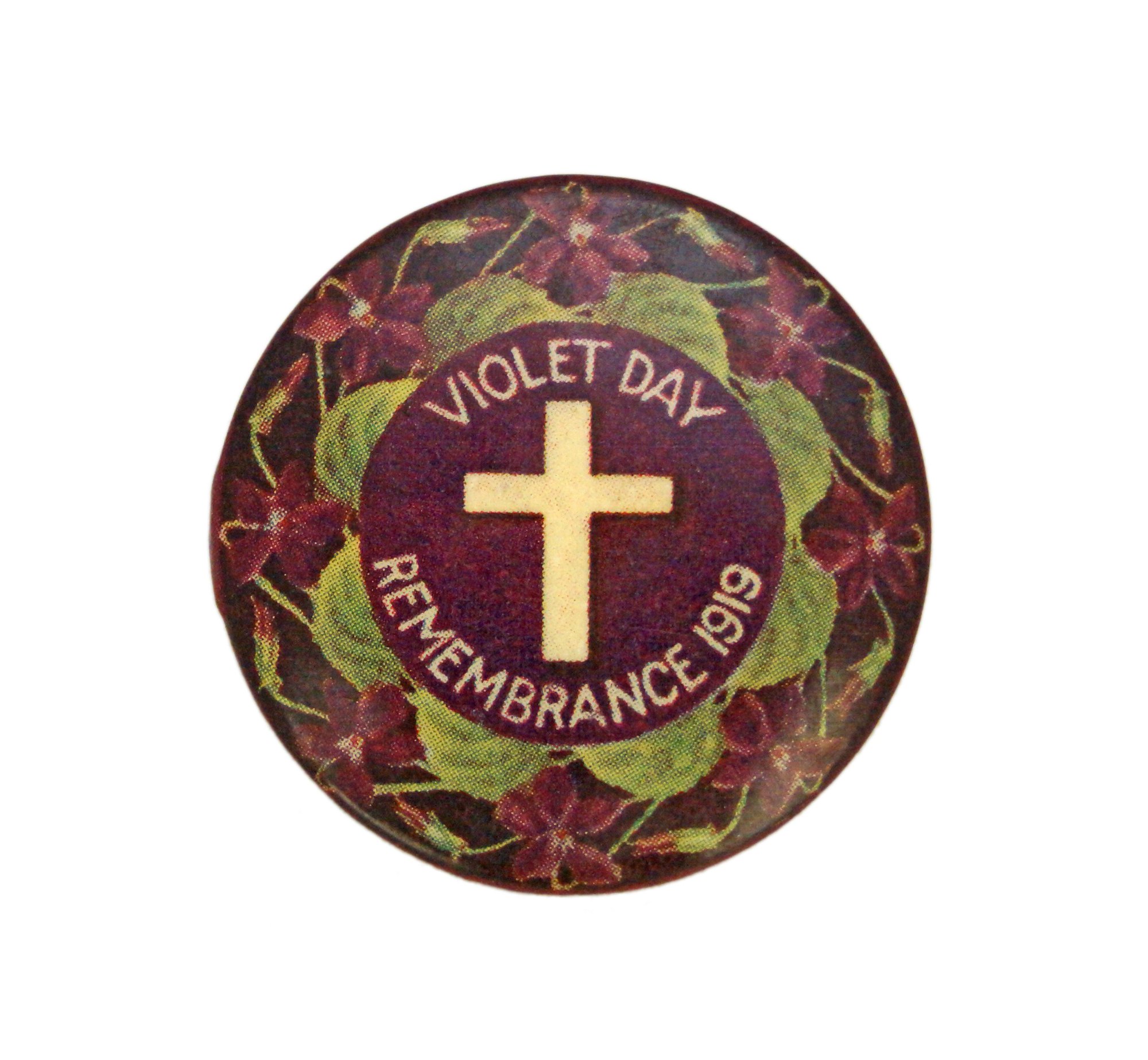 Violet Day Badge - Remembrance 1919