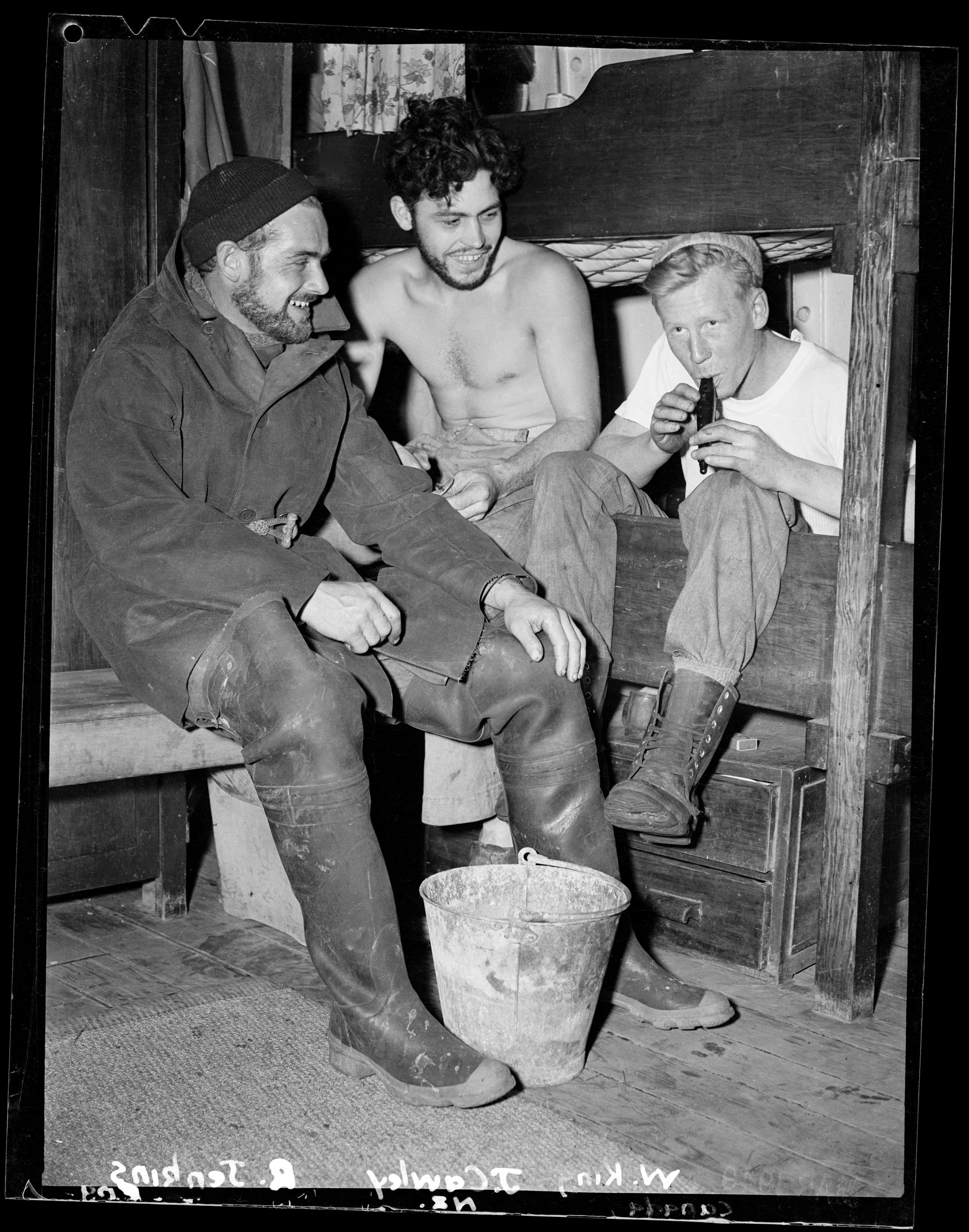 Walter King, Royden Jenkins and John Cawley