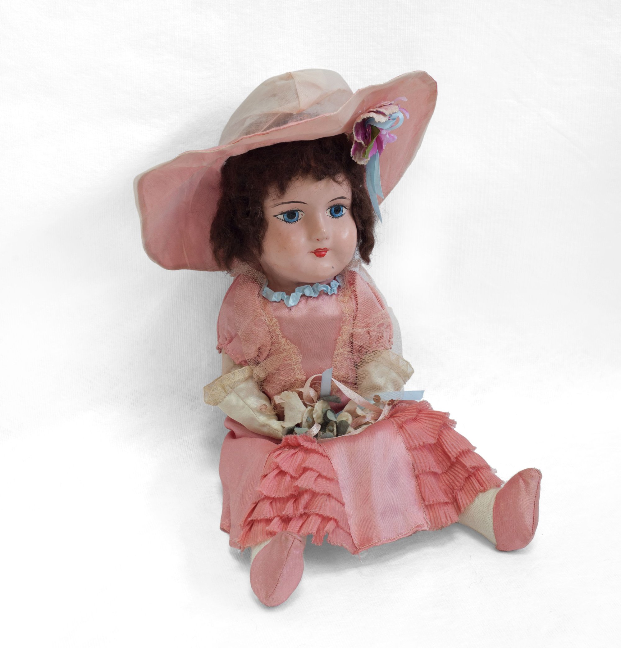 Bridesmaid Doll (a) with Hat (b)