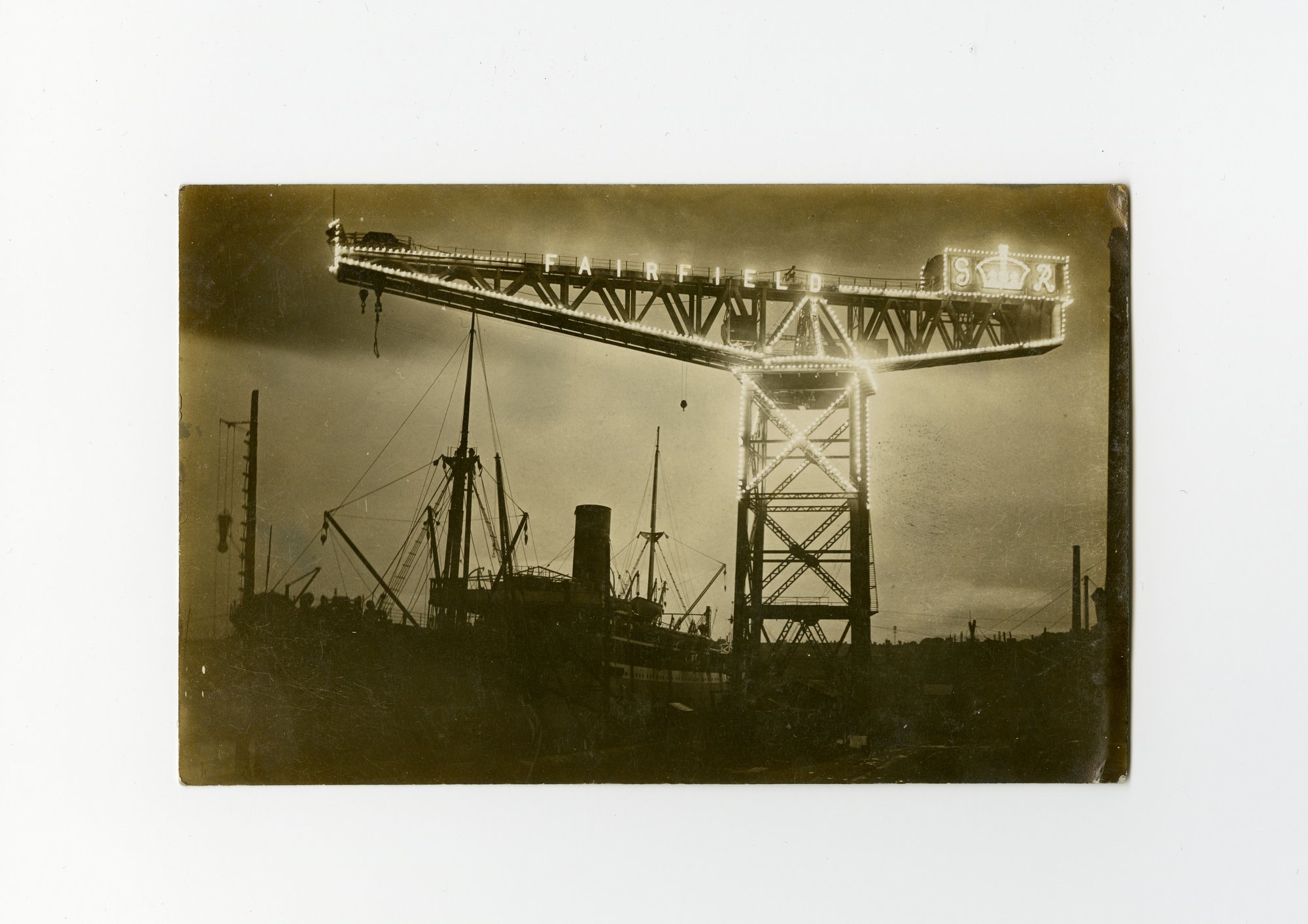 Postcard - Crane at Fairfield