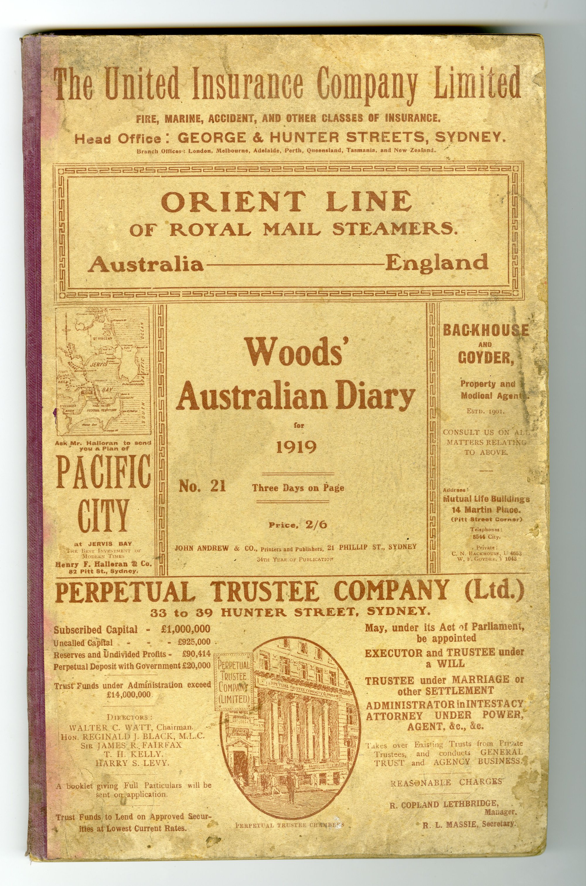 Log Book - Captain Jack Sheridan