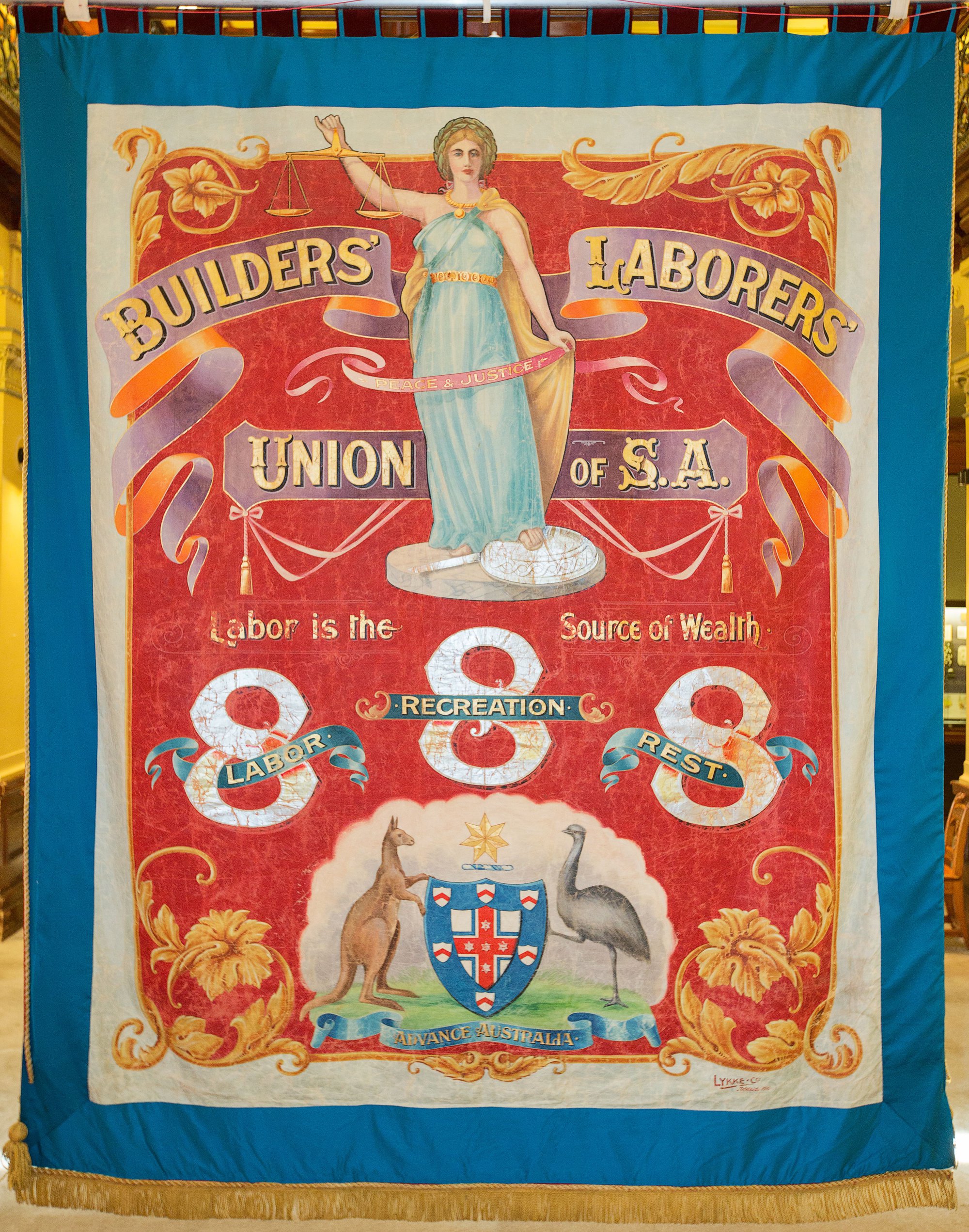 Union Banner: The Builders&acirc;&euro;&trade; Labourers&acirc;&euro;&trade; Union