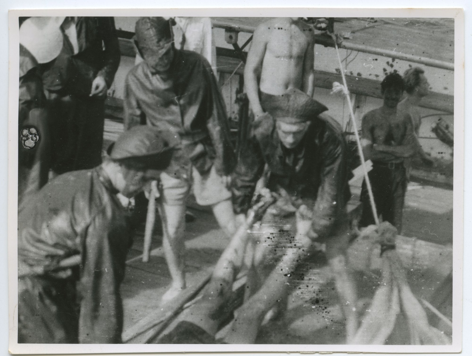 Passat crew, crossing the line