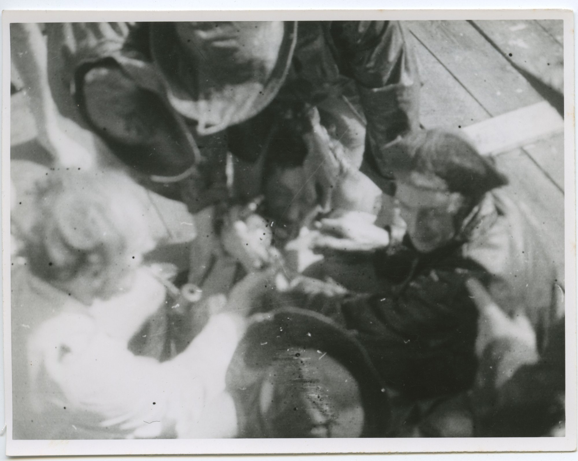 Passat crew, crossing the line