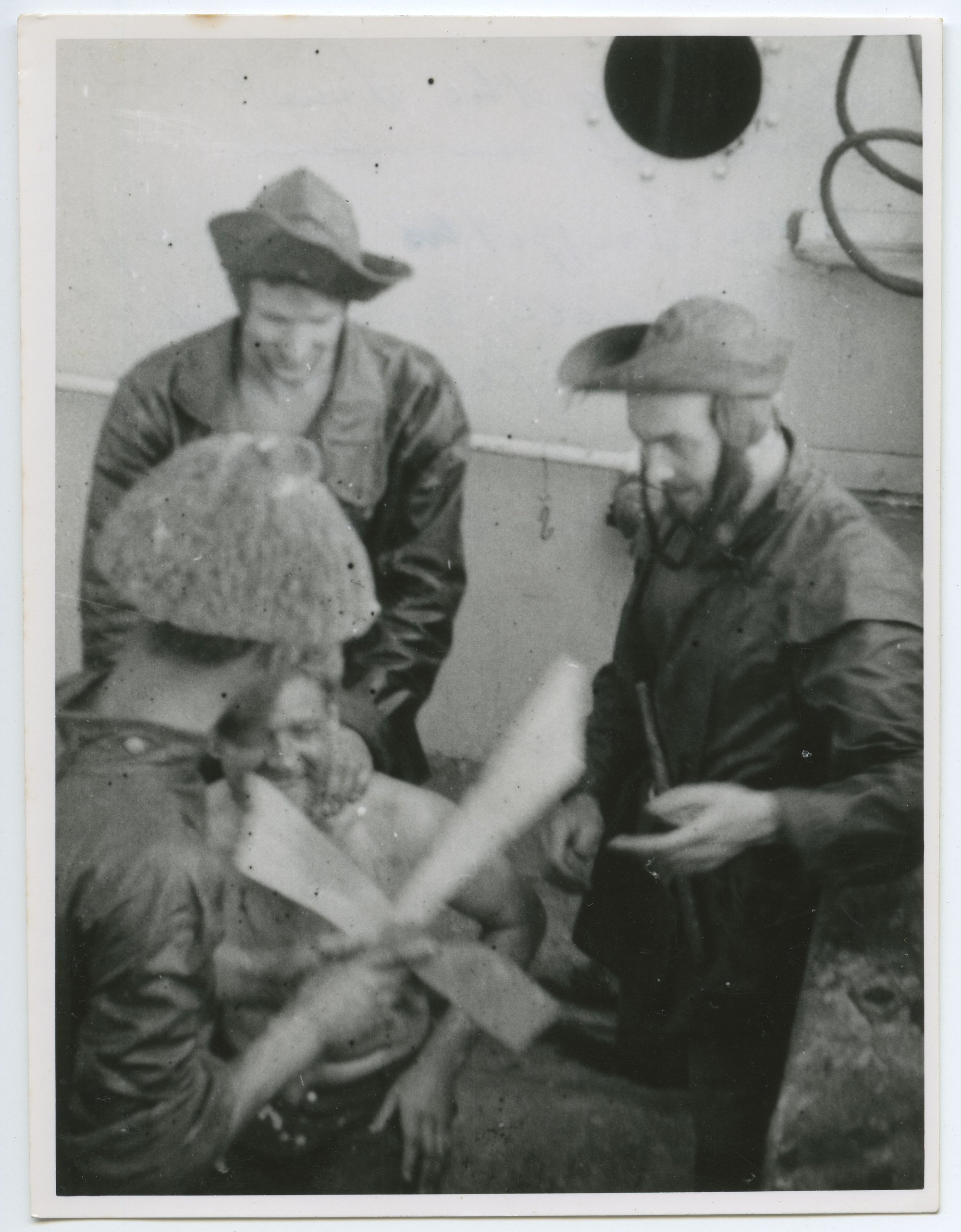 Passat crew, crossing the line