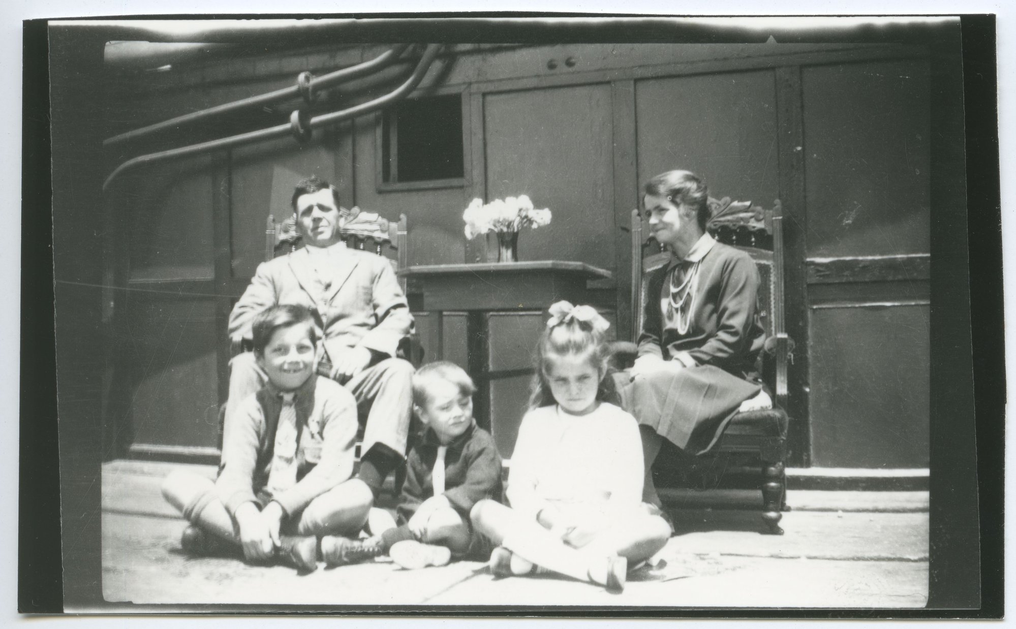 James family, on board the Lady Palmerston