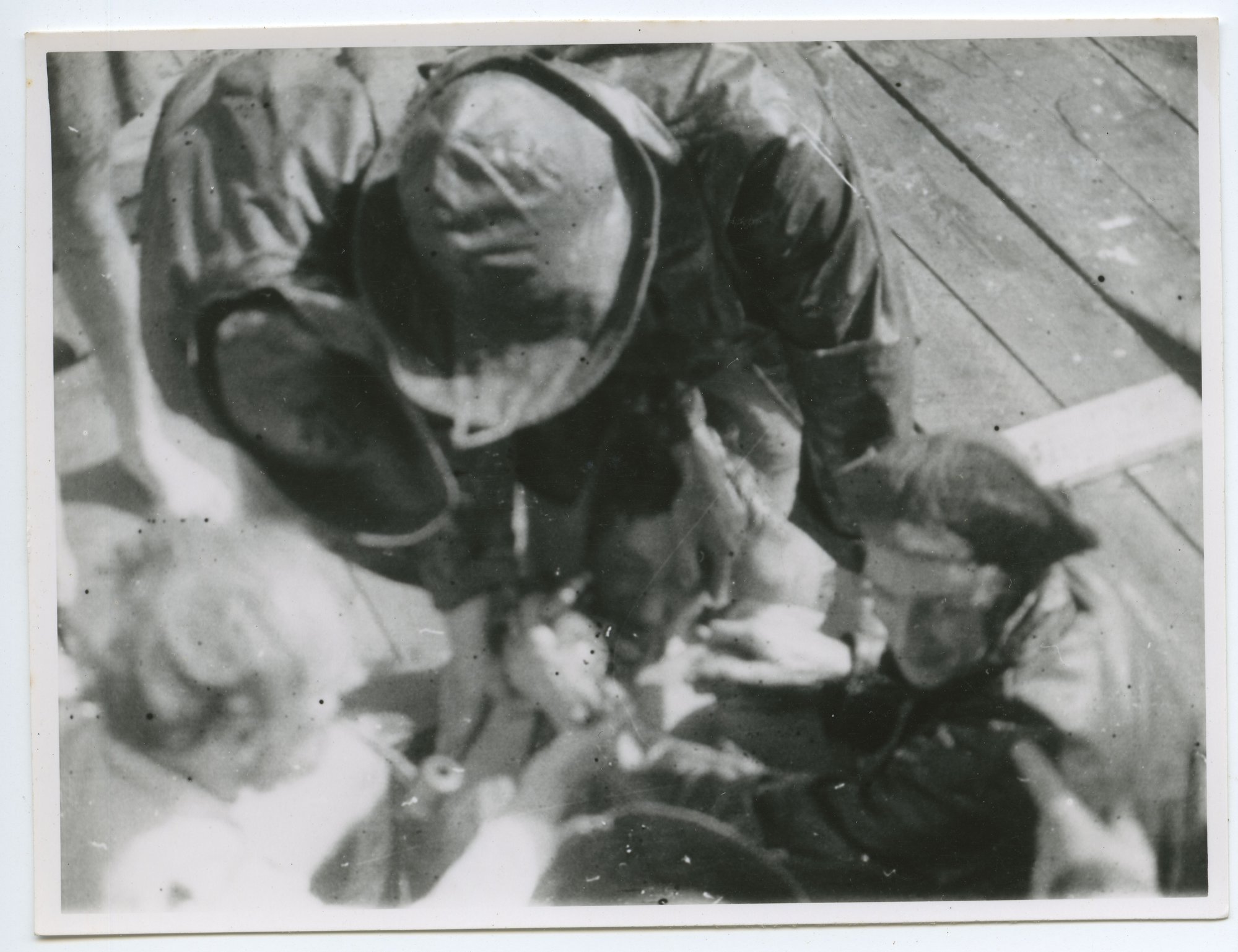 Passat crew, crossing the line