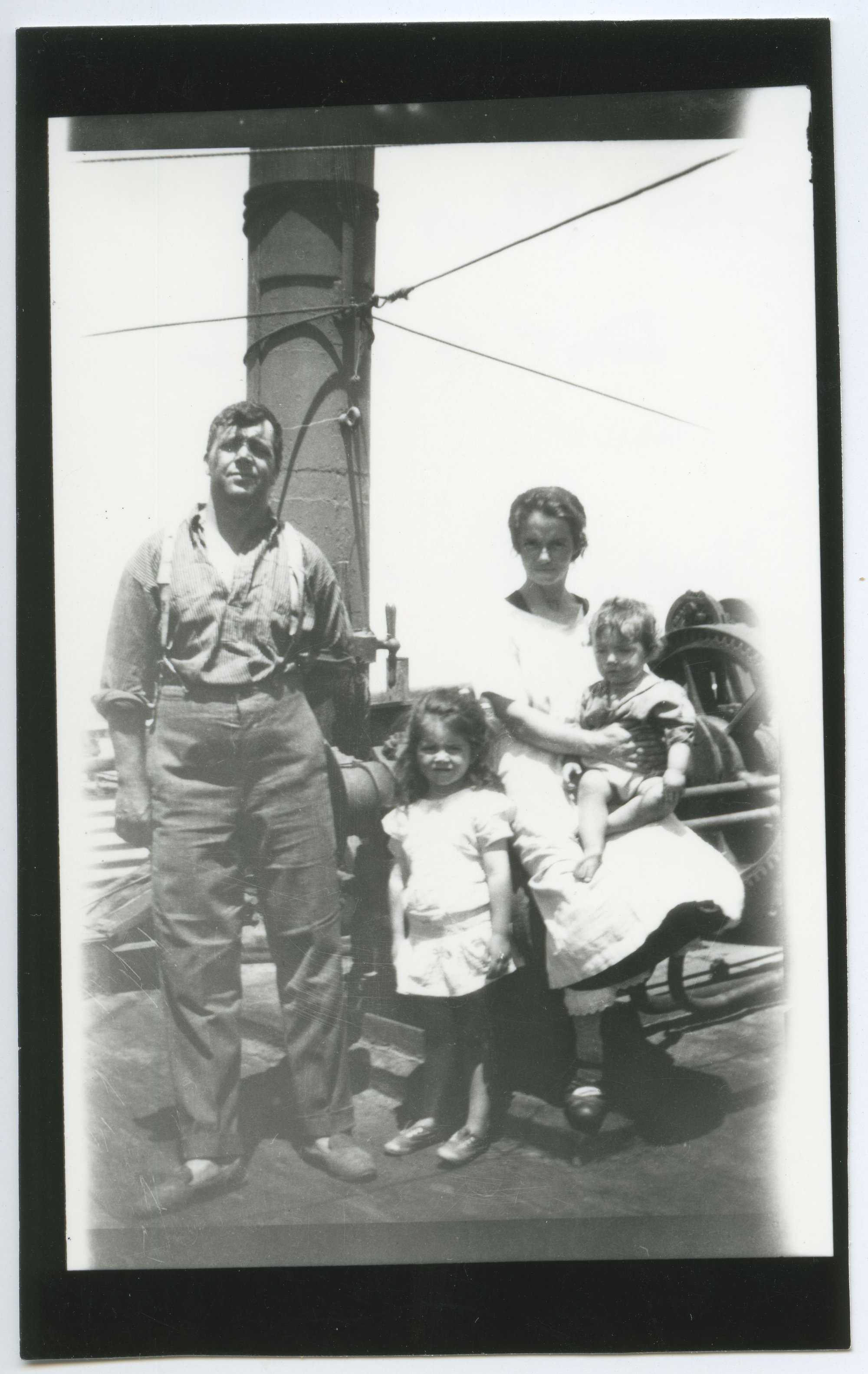 James family, on board the Lady Palmerston