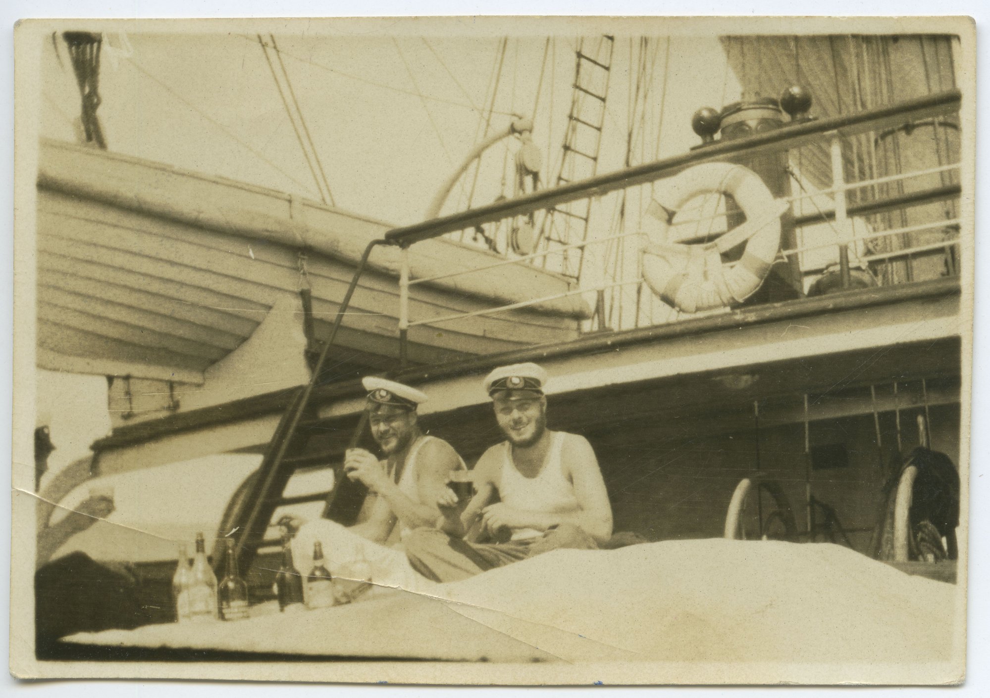 Elis Karlson on board the Penang
