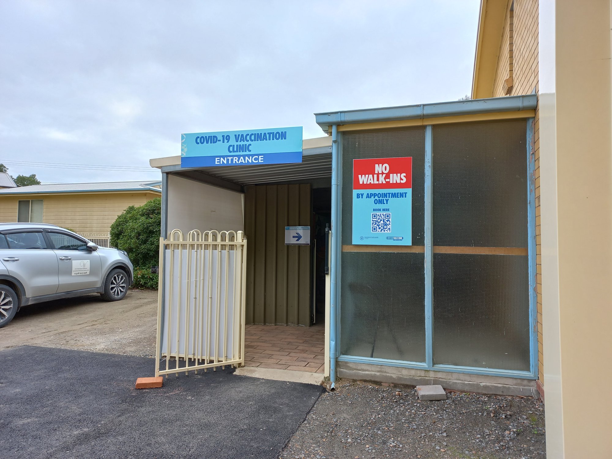 Tanunda Hospital Covid clinic