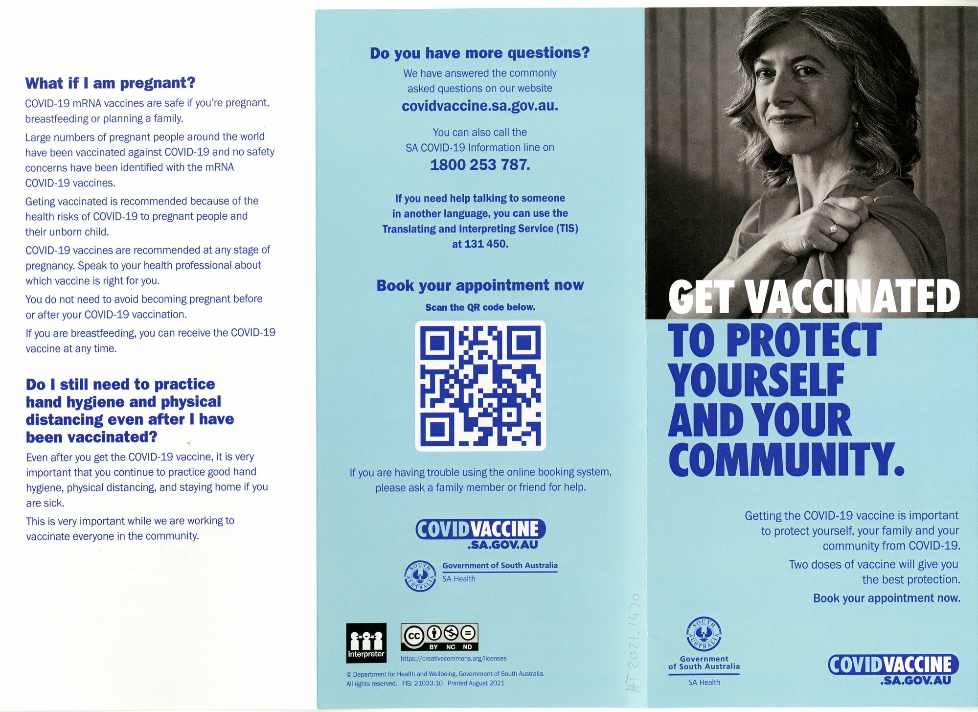 Covid-19 vaccination brochure, English