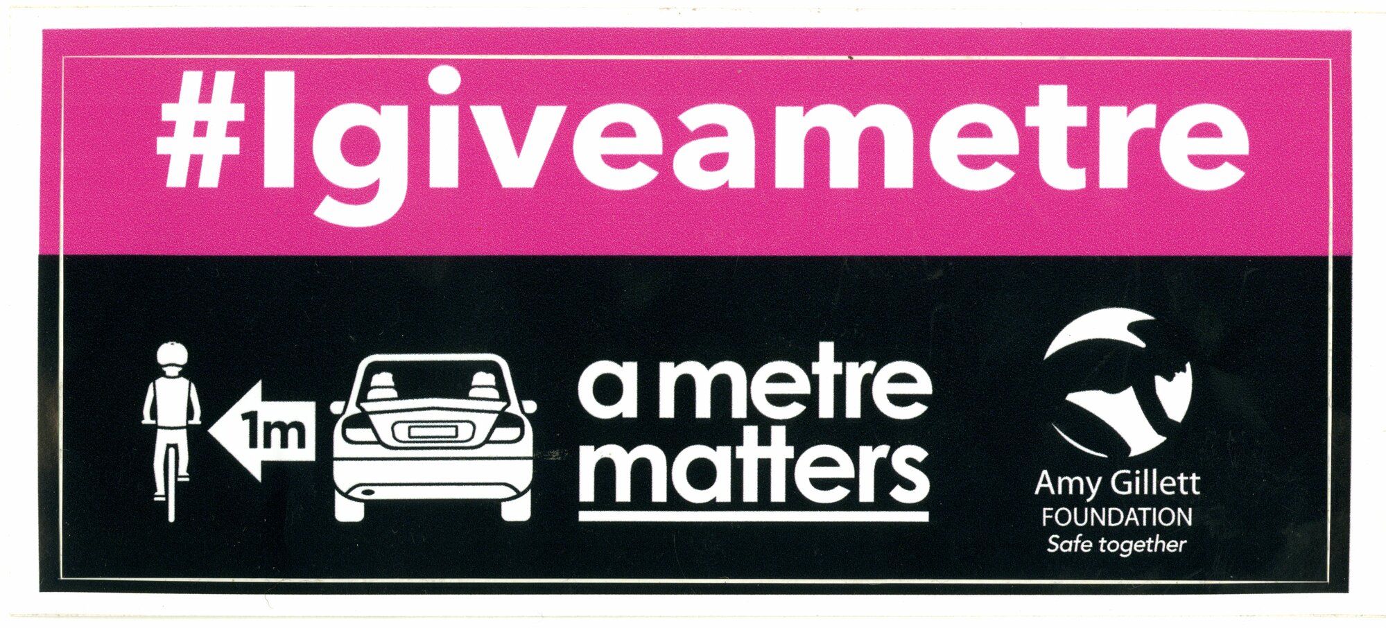 Sticker, a metre matters