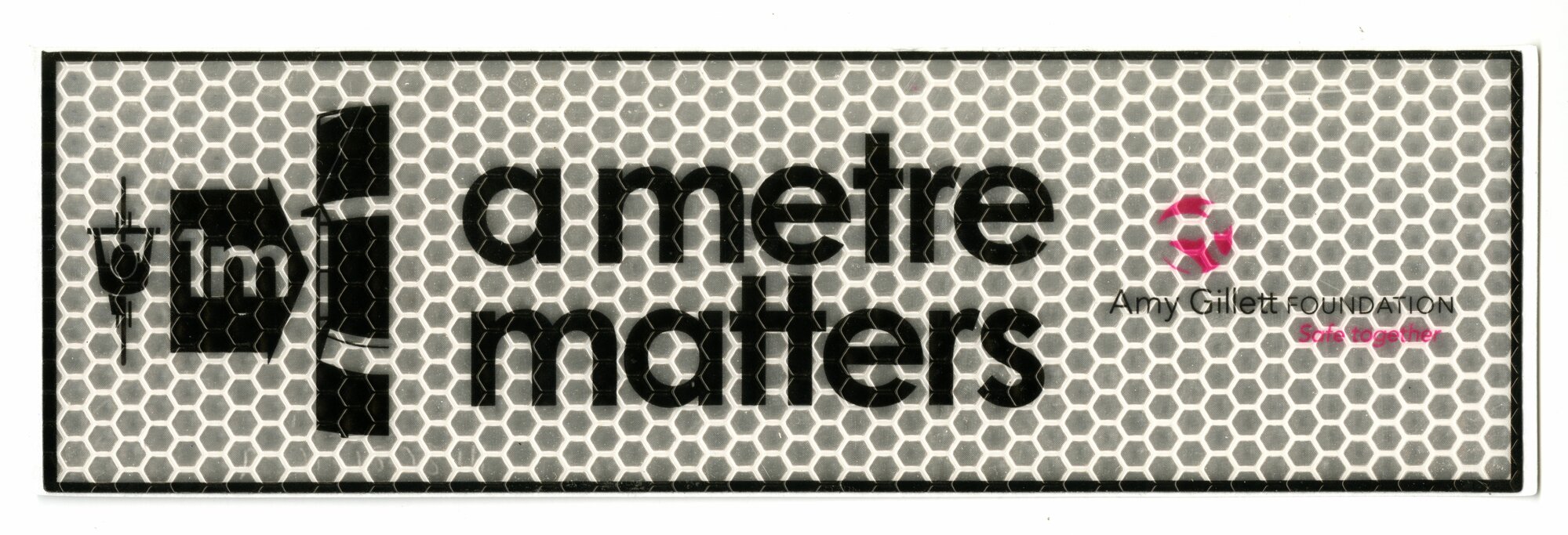 Reflective sticker, a meter matters