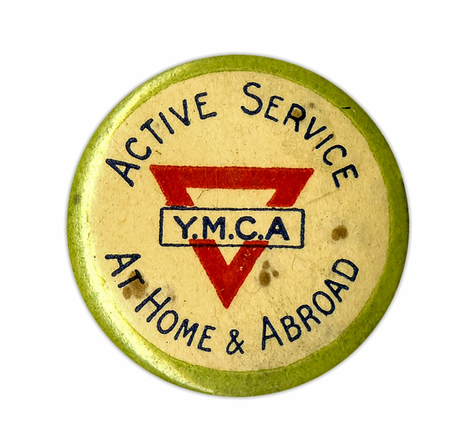 Y.M.C.A. Active Service At Home &amp; Abroad Badge