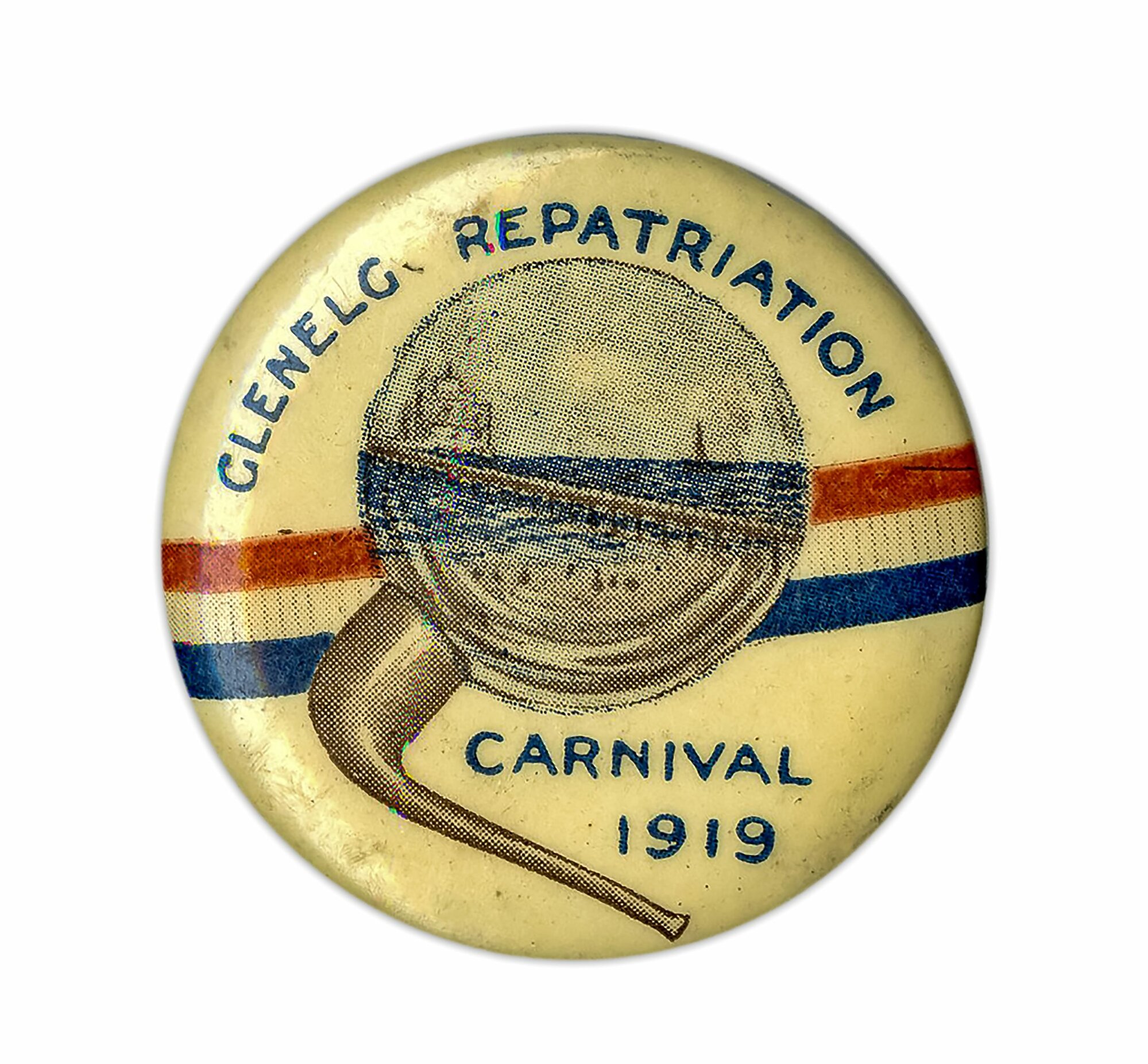 Glenelg Repatriation Carnival 1919 Badge