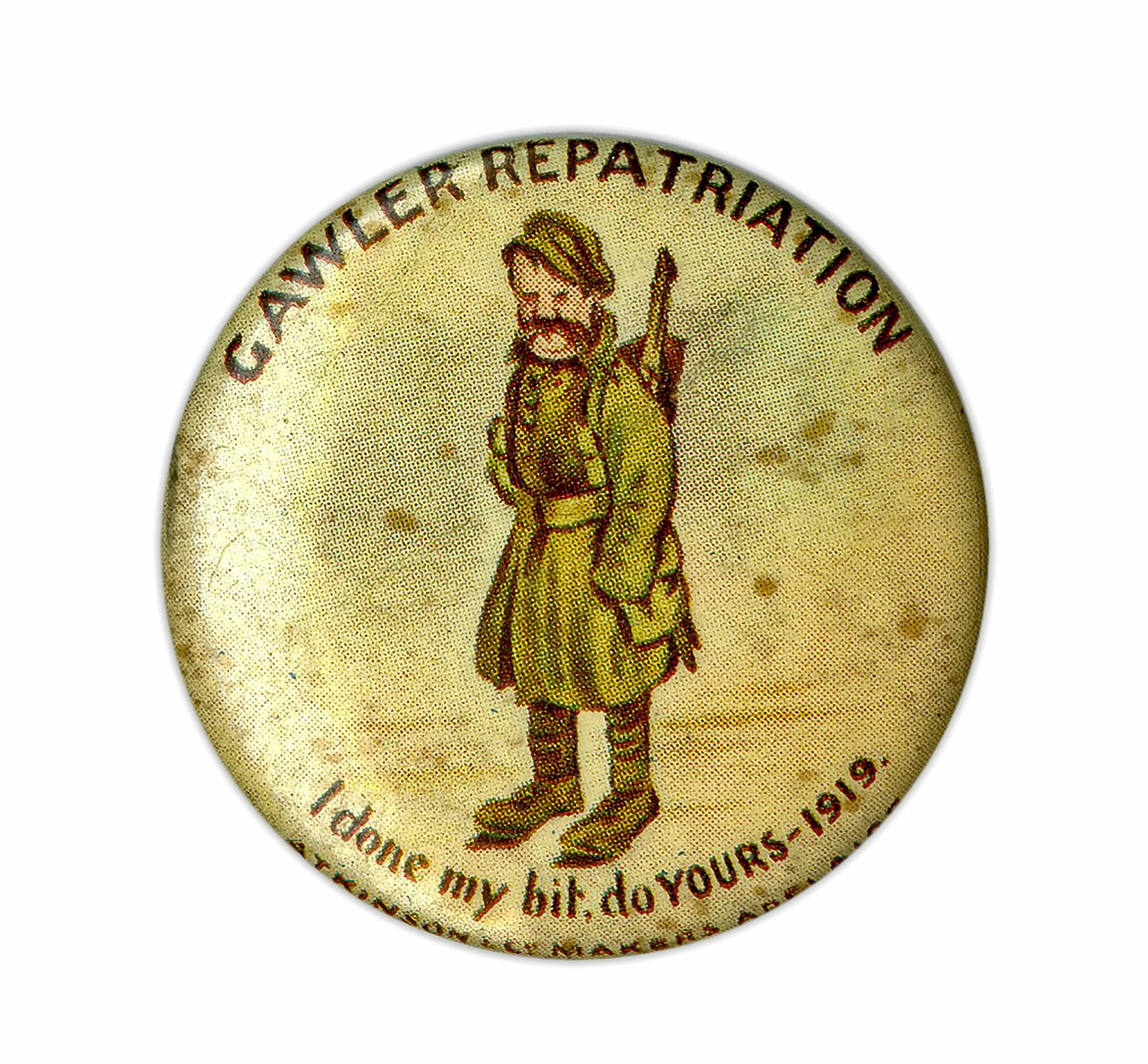 Gawler Repatriation 1919 Badge