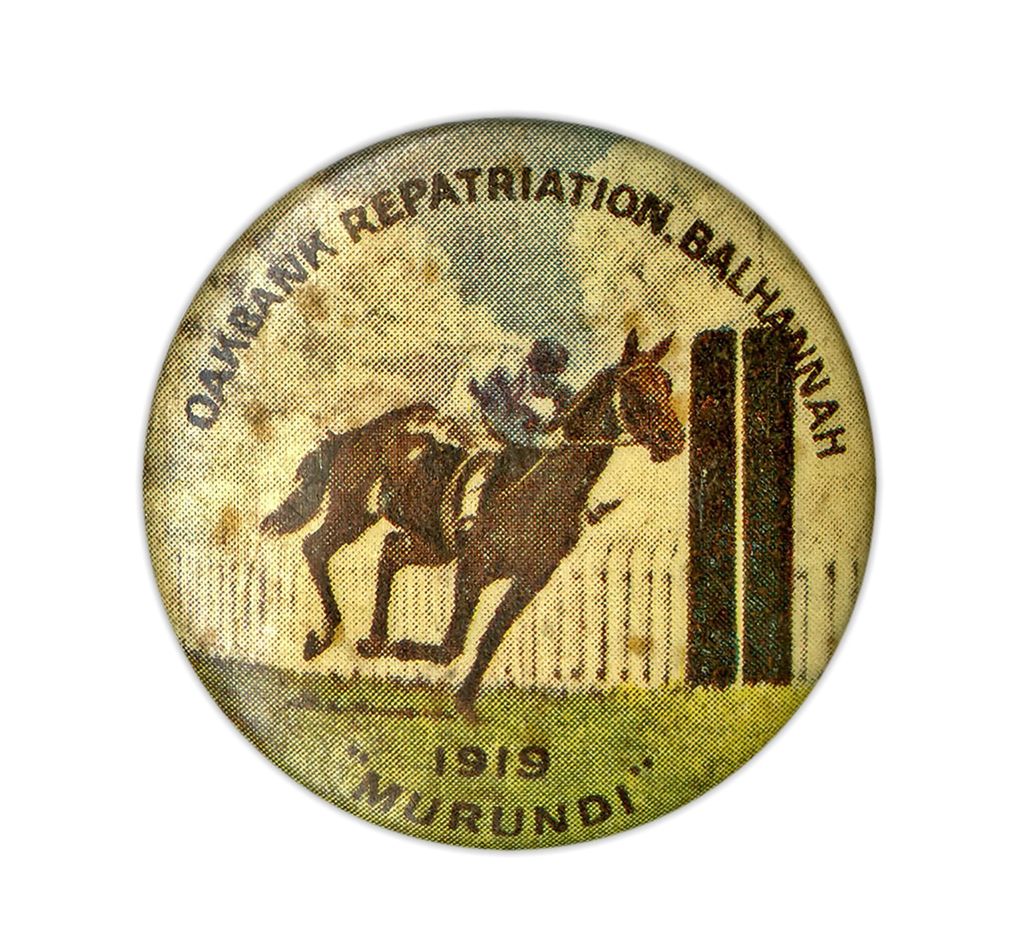 Oakbank Repatriation Balhannah 1919 Badge