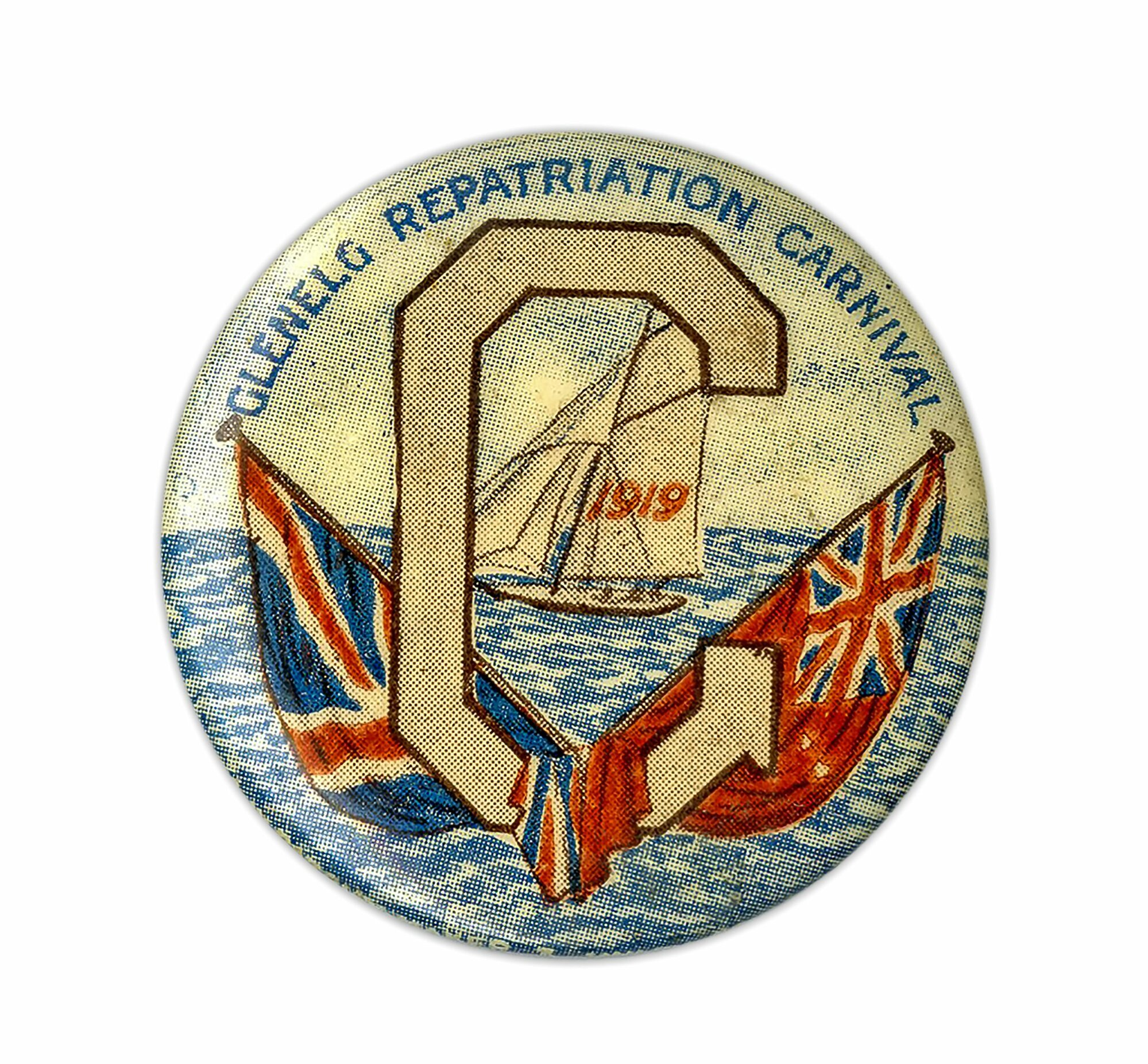 Glenelg Repatriation Carnival 1919 Badge