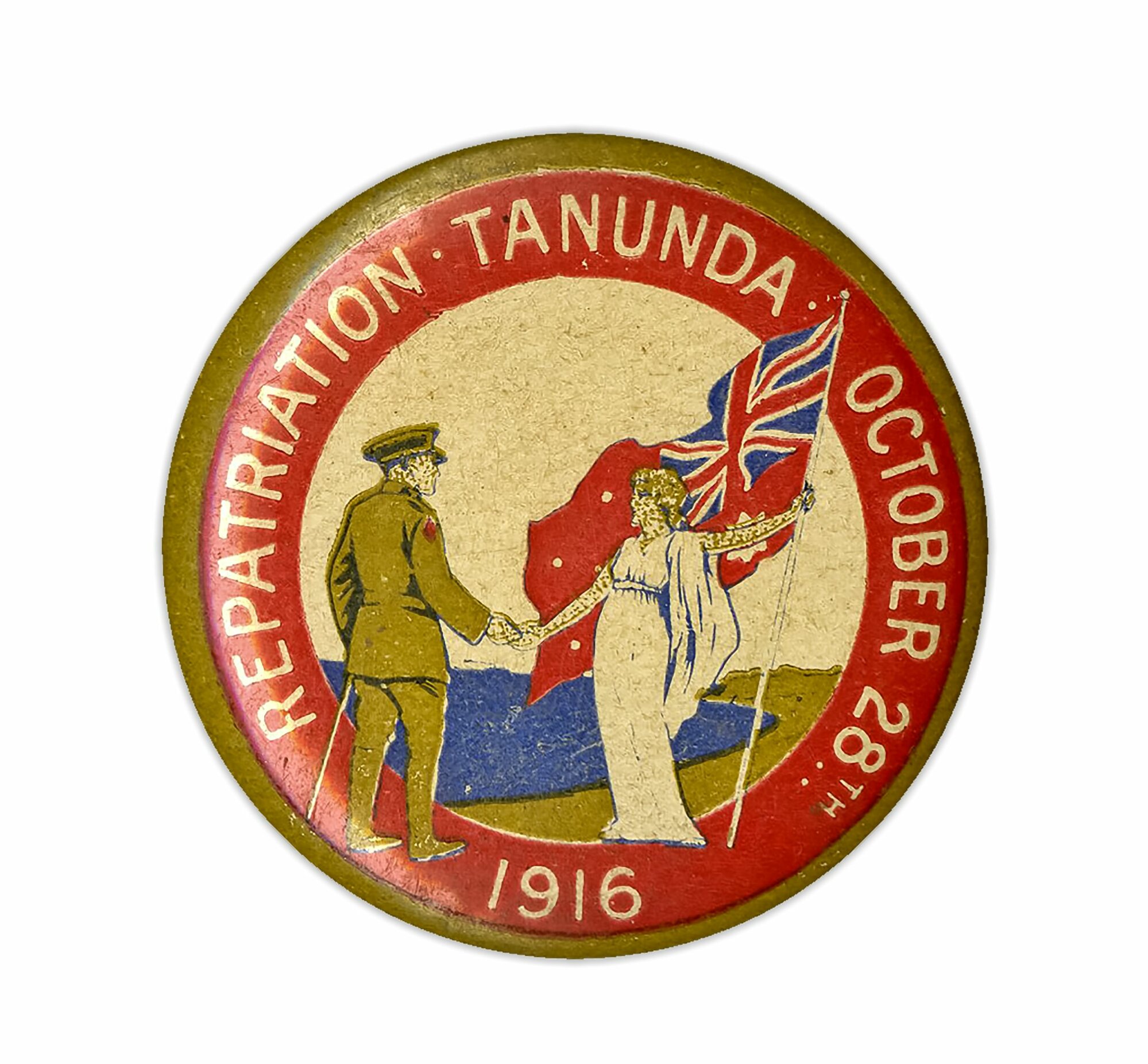 Repatriation Tanunda 1916 Badge