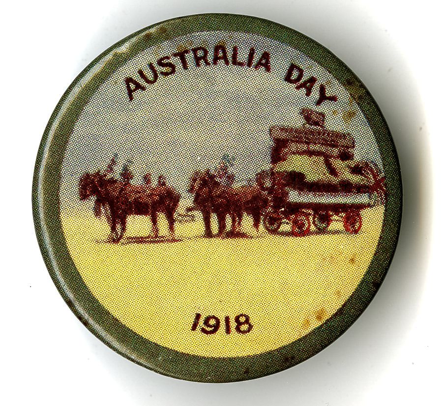 Australia Day 1918 Badge