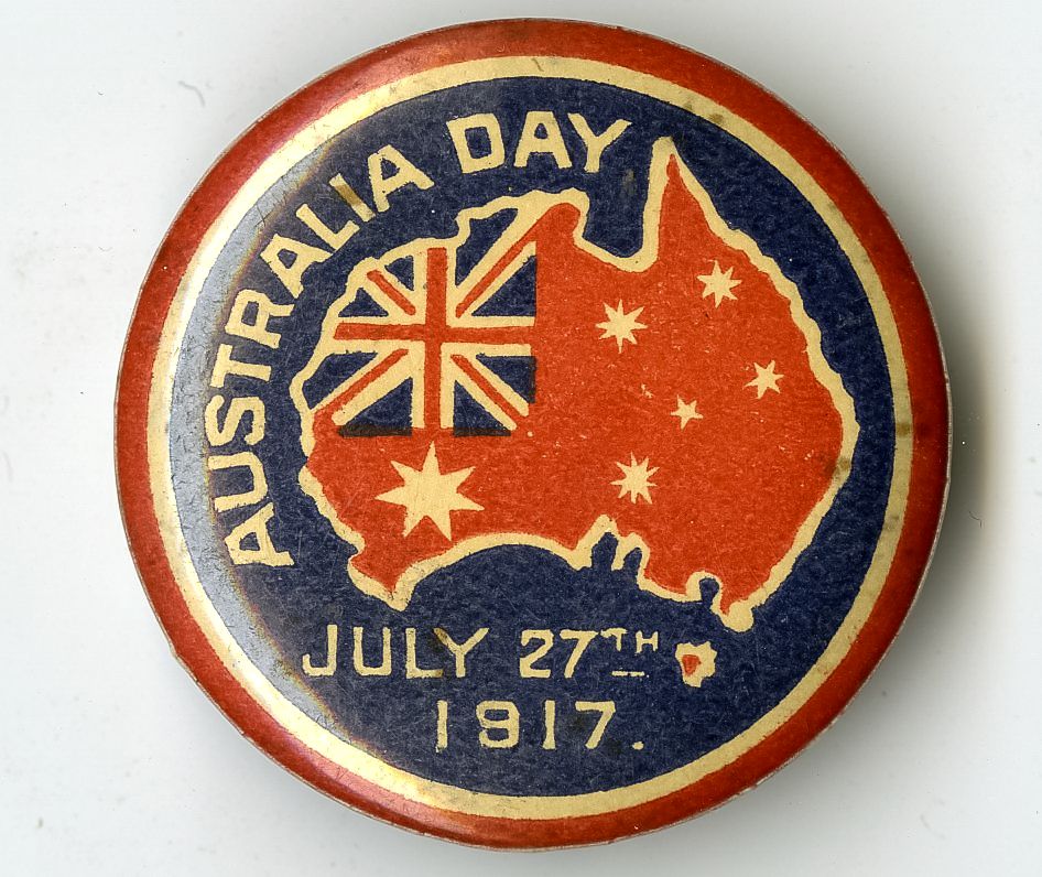 Australia Day 1917 Badge