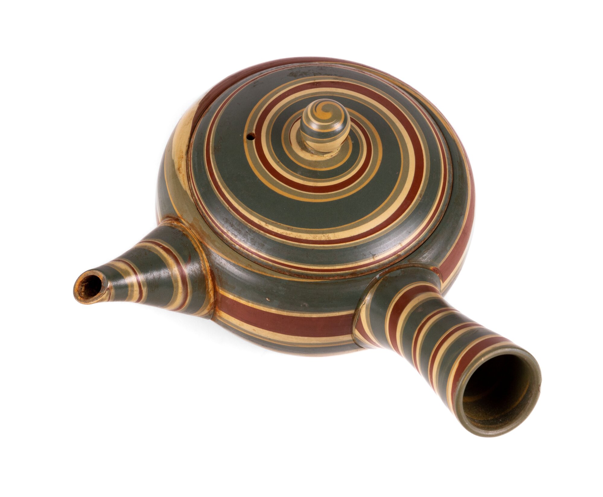 Green Yokode Kyusu tea pot