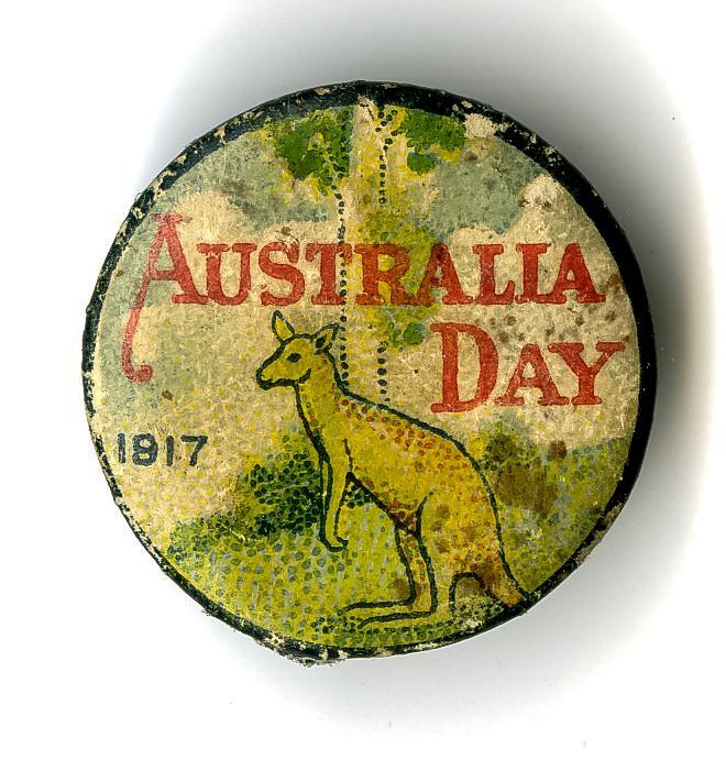 Australia Day 1917 Badge