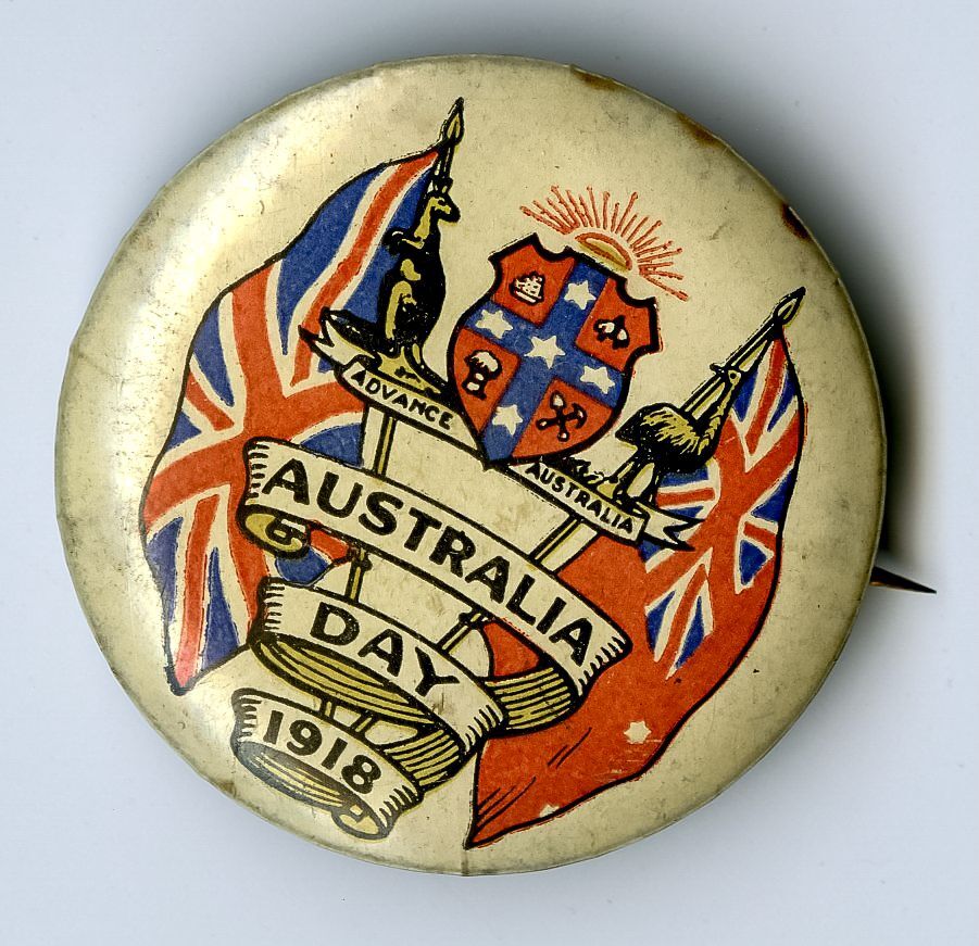 Australia Day 1918 Badge